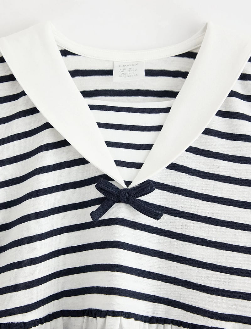 Lindex - Dress sailor ss - lühikeste varrukatega vabaaja kleidid - dark navy - 5