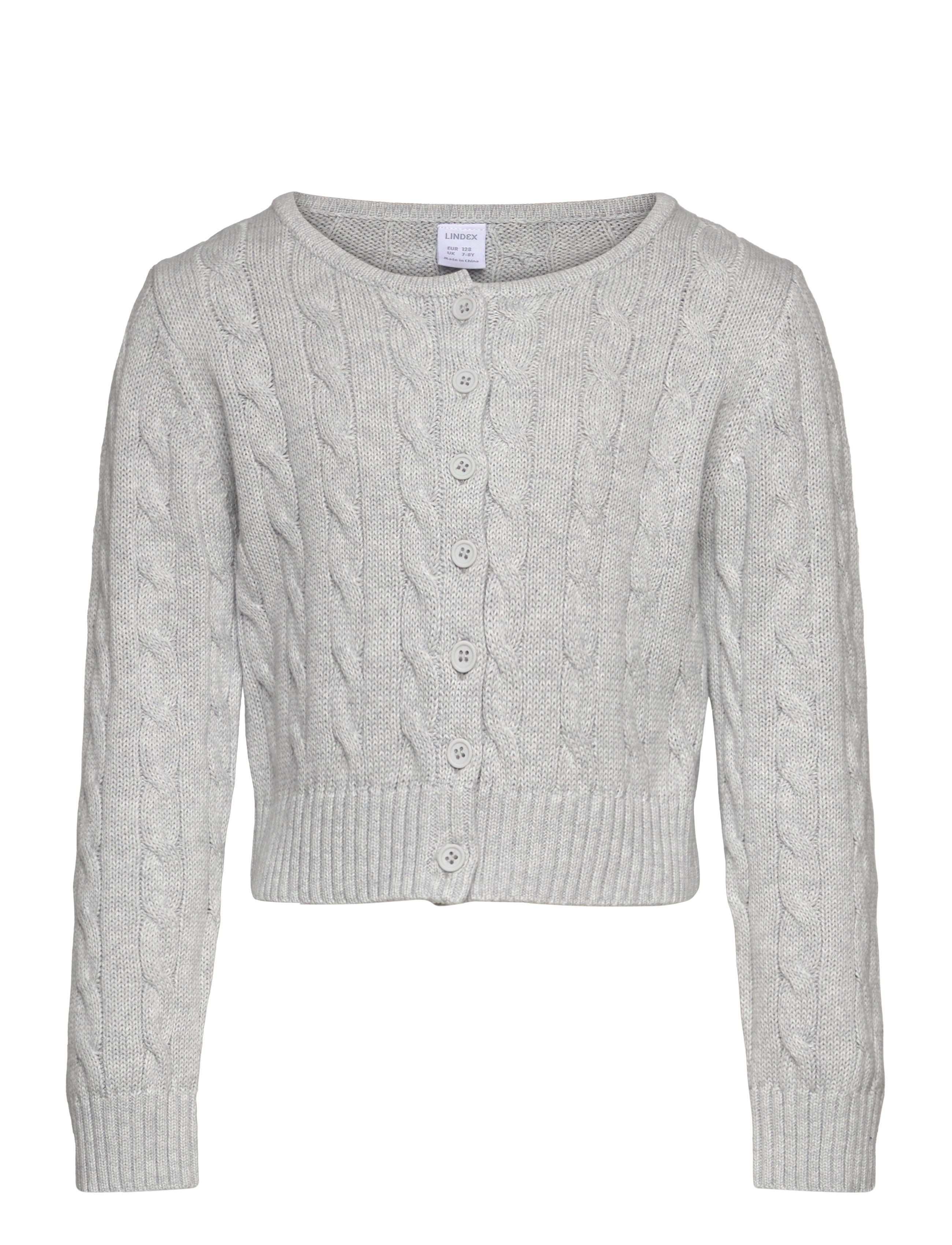 Lindex Cardigan with cabels - 4 for 3 - LIGHT GREY MELANGE / grey