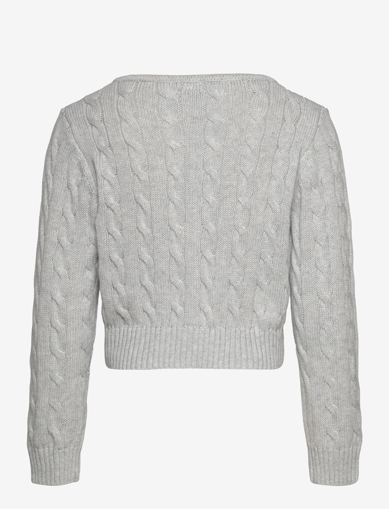 Lindex - Cardigan with cabels - cardigans - light grey melange - 2