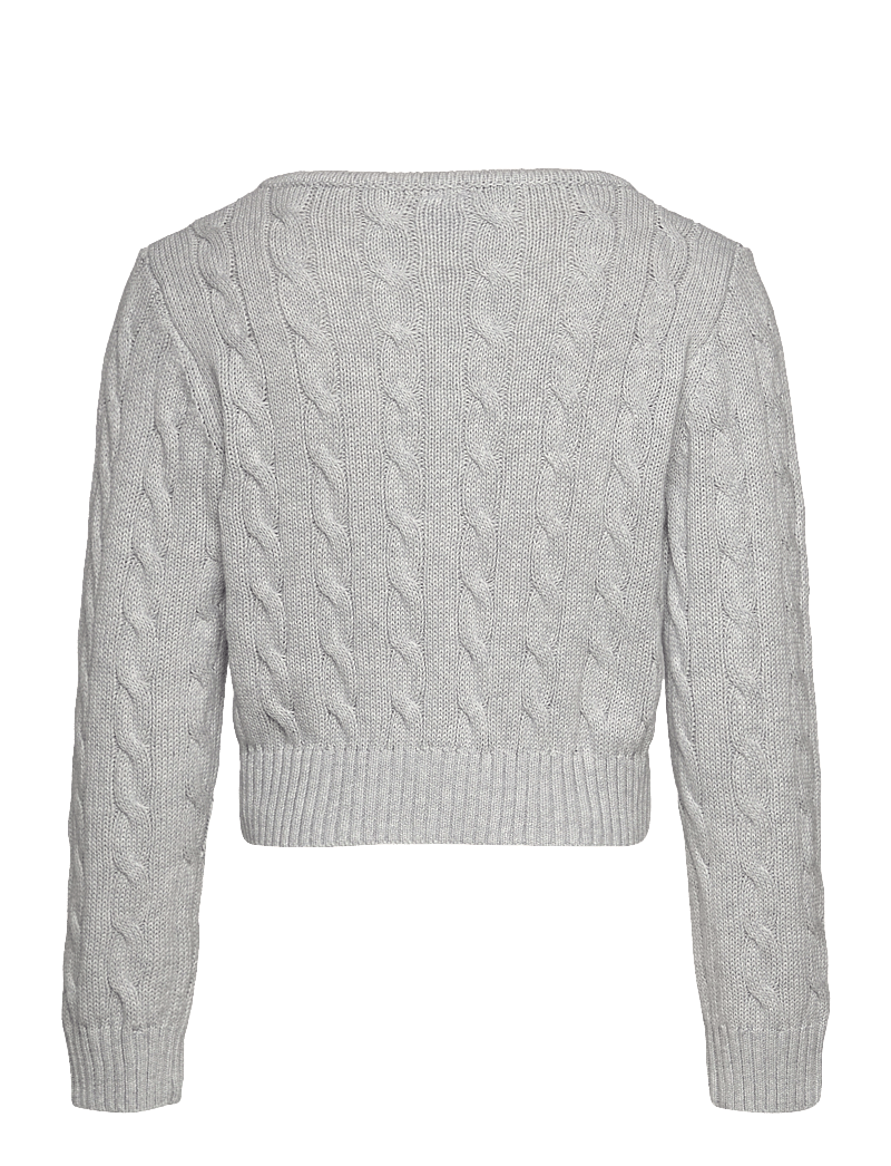 Lindex - Cardigan with cabels - cardigans - light grey melange - 2