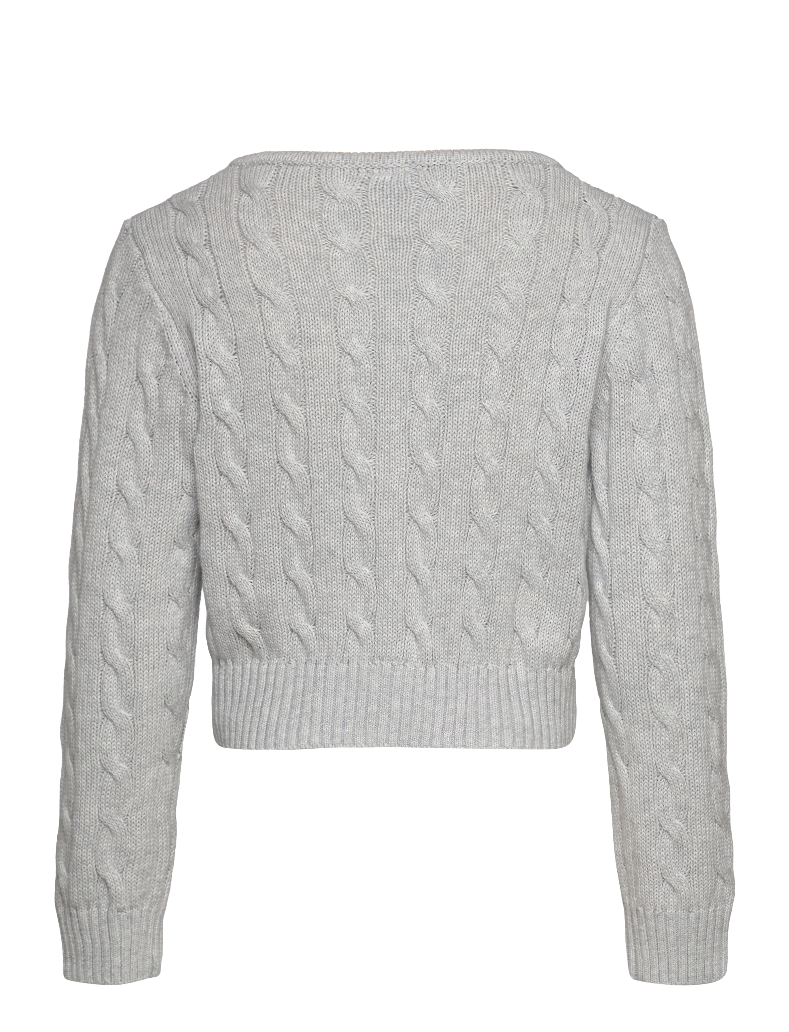 Lindex - Cardigan with cabels - dzianinowe - light grey melange - 2