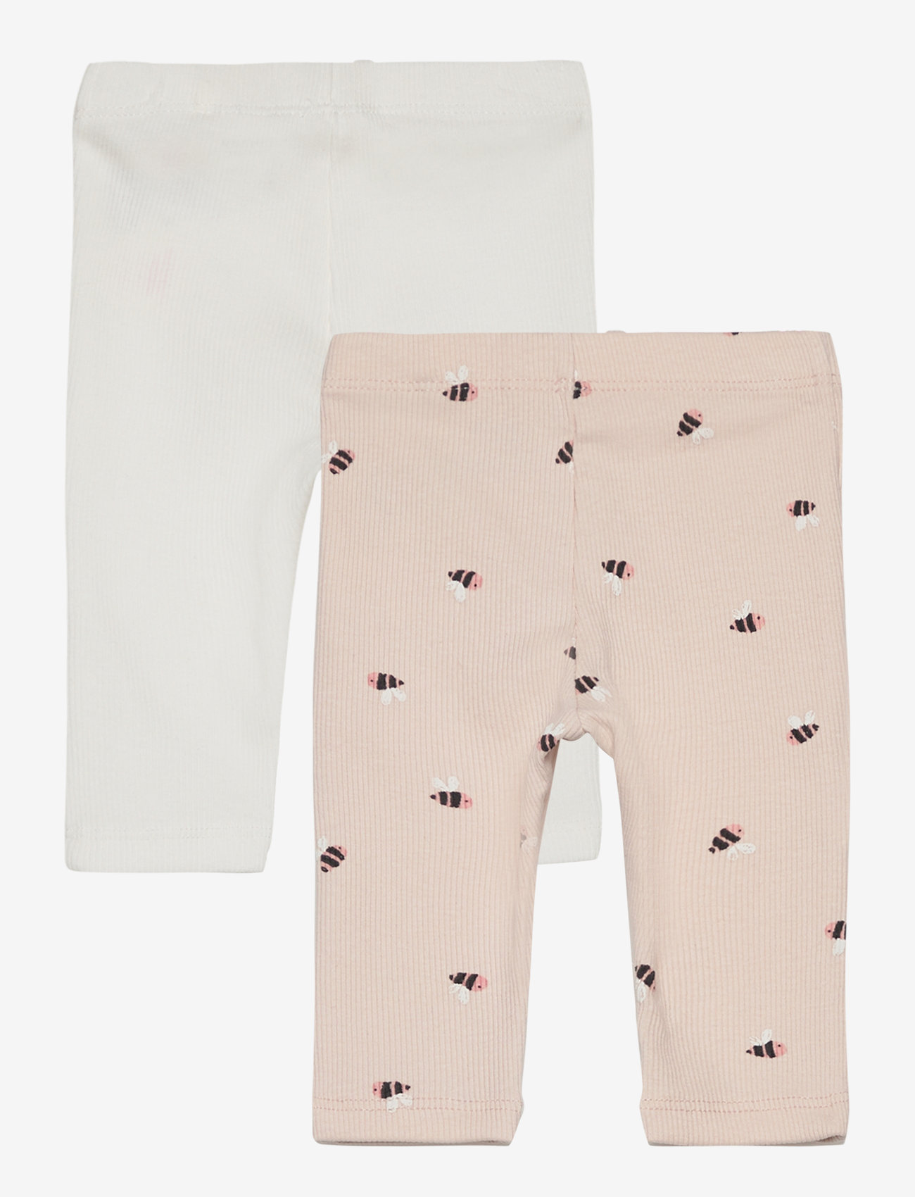 Lindex - Leggings bumblebee aop NB 2 p - light pink - 1