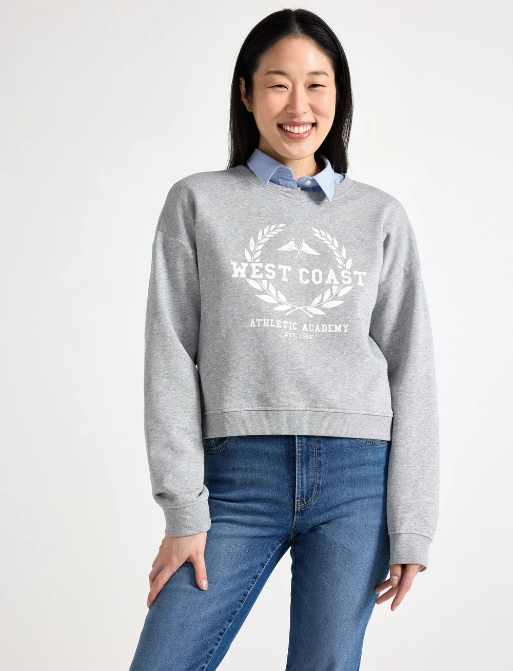 Lindex - Sweater Jillian - sporta džemperi - grey melange - 0