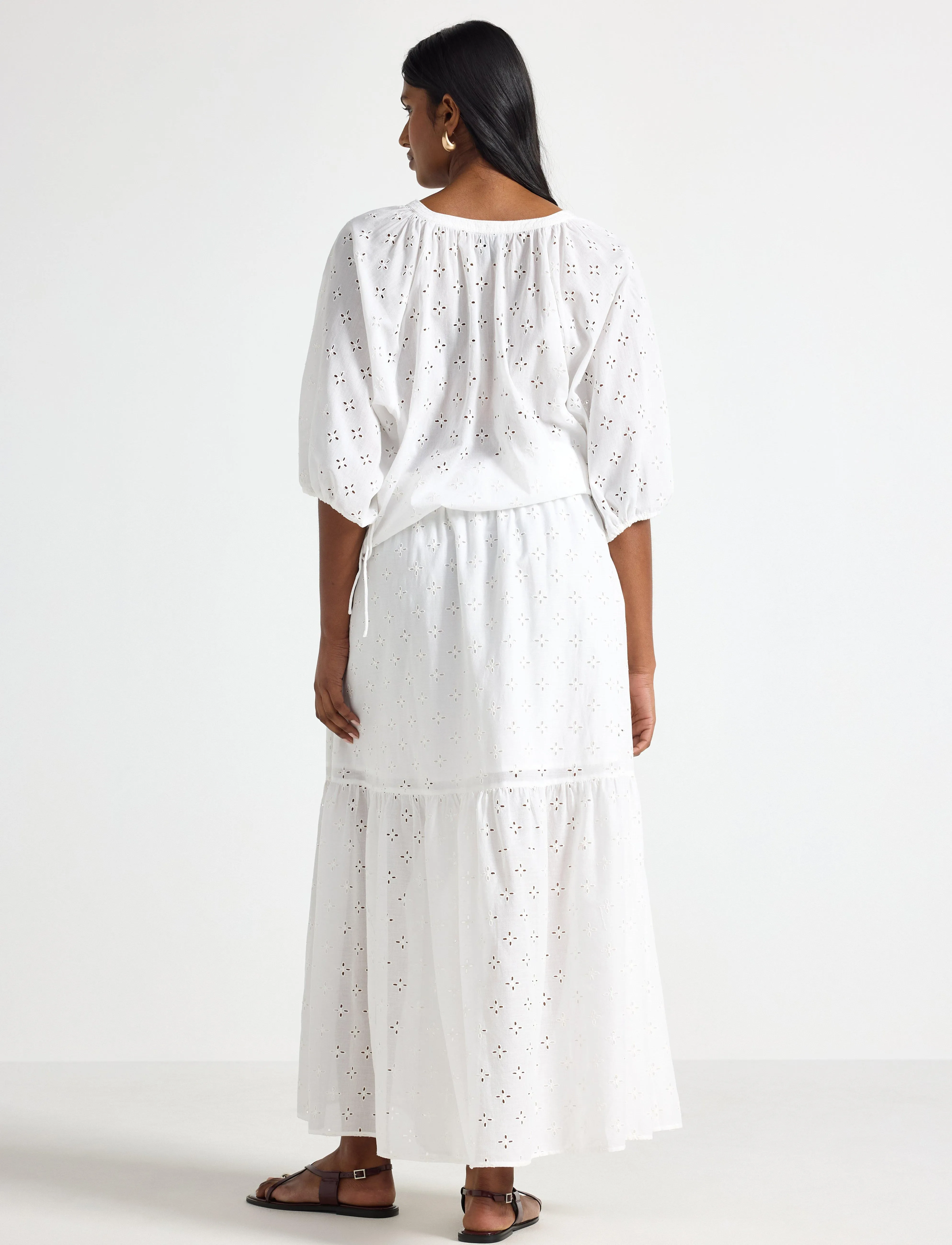 Lindex - Skirt Regina - laveste priser - light white - 3