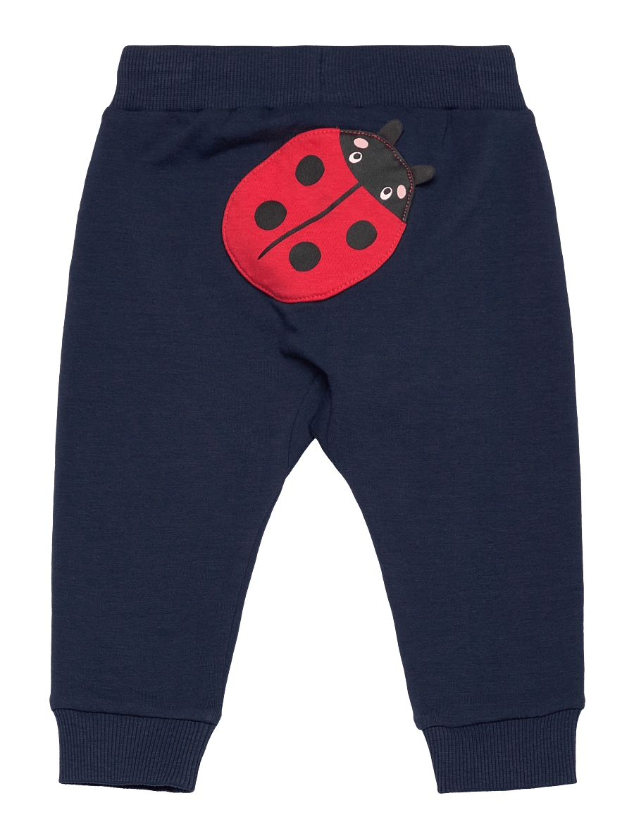 Lindex - Trousers Ladybug at back - dark blue - 1