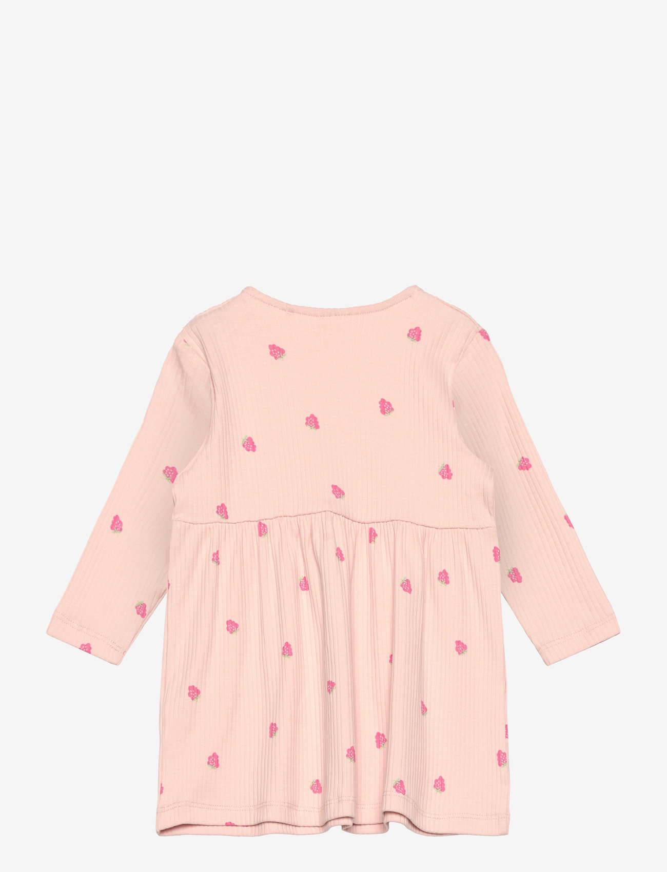 Lindex - Dress Raspberry rib - light dusty pink - 1