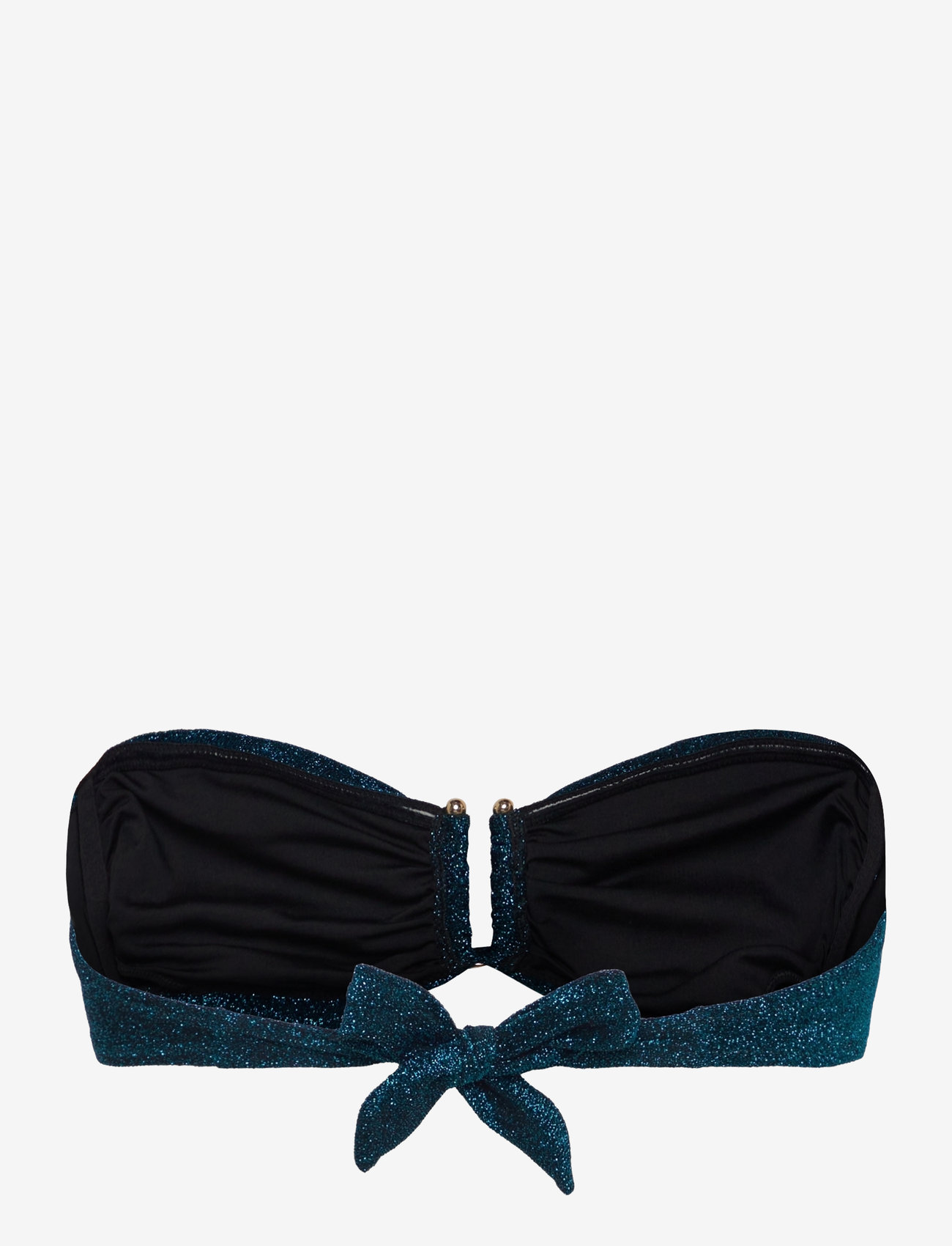 Lindex - Bra Bandeau Brie Lurex - paelast bikiinide ülaosad - dark aqua - 2