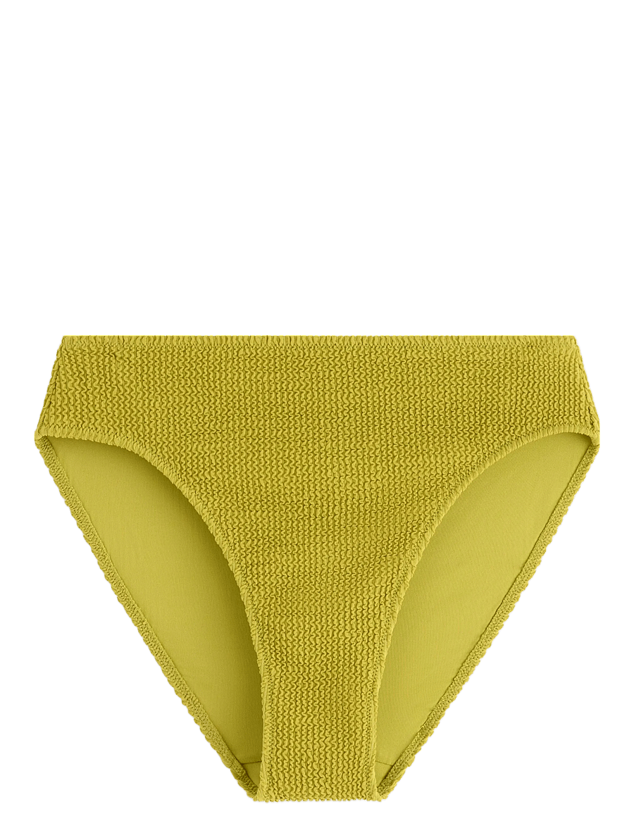 Lindex - Brief Bikini High Hanna Crepe - bikini z wysokim stanem - light dusty lime - 0
