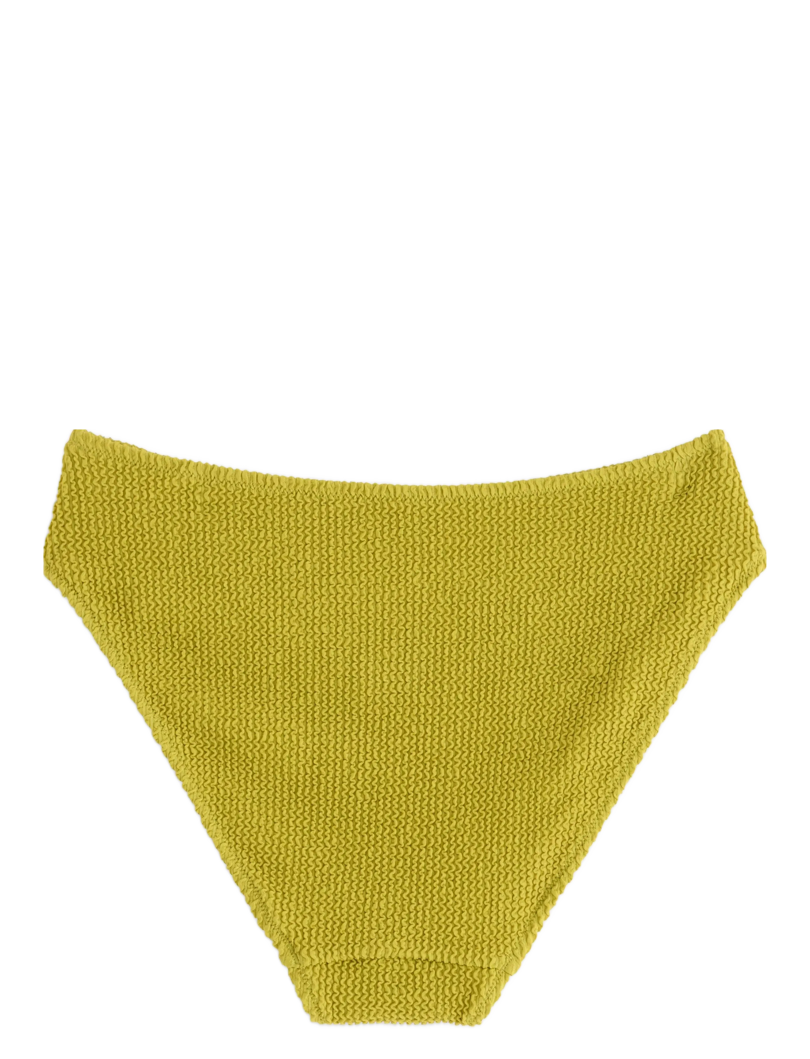 Lindex - Brief Bikini High Hanna Crepe - højtaljede bikinitrusser - light dusty lime - 1