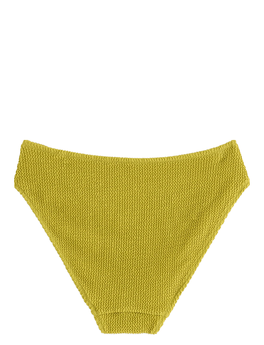 Lindex - Brief Bikini High Hanna Crepe - bikini z wysokim stanem - light dusty lime - 1