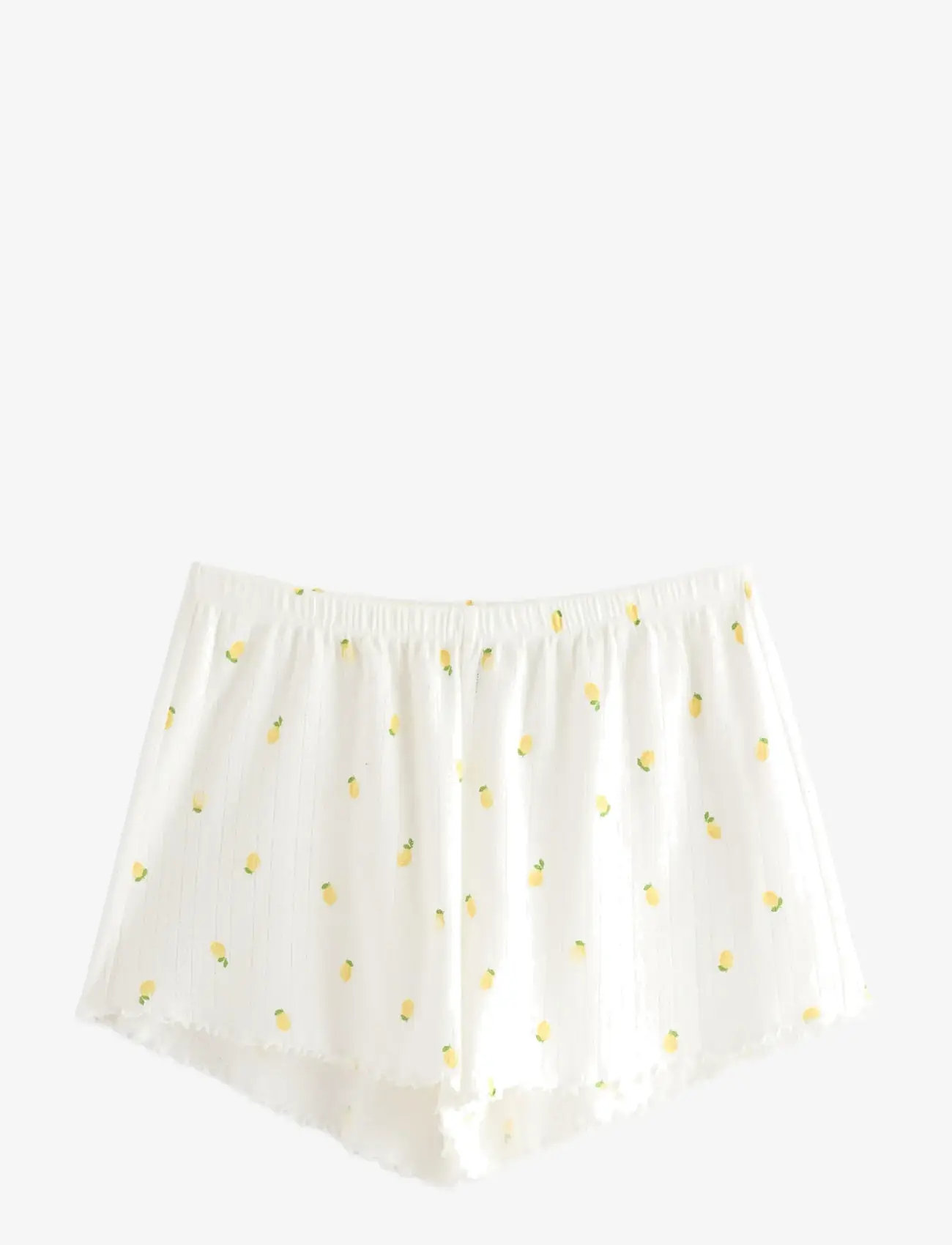 Lindex - Pyjama shorts in pointelle - natshorts - dark yellow - 1