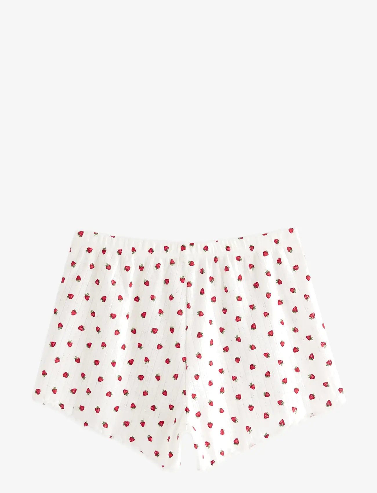 Lindex - Pyjama shorts in pointelle - natshorts - red - 2