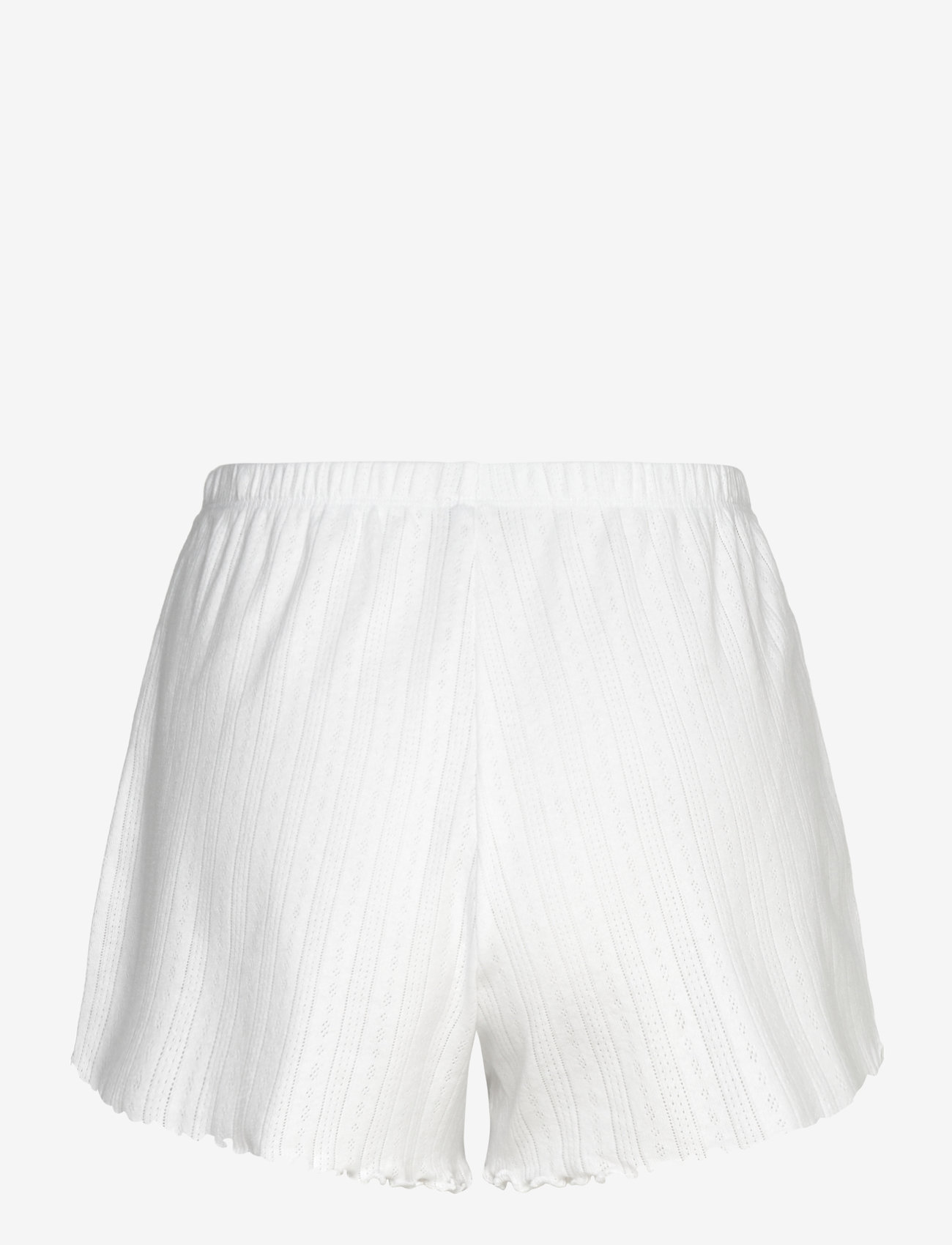 Lindex - Shorts pointelle with lettuce - natshorts - white - 2