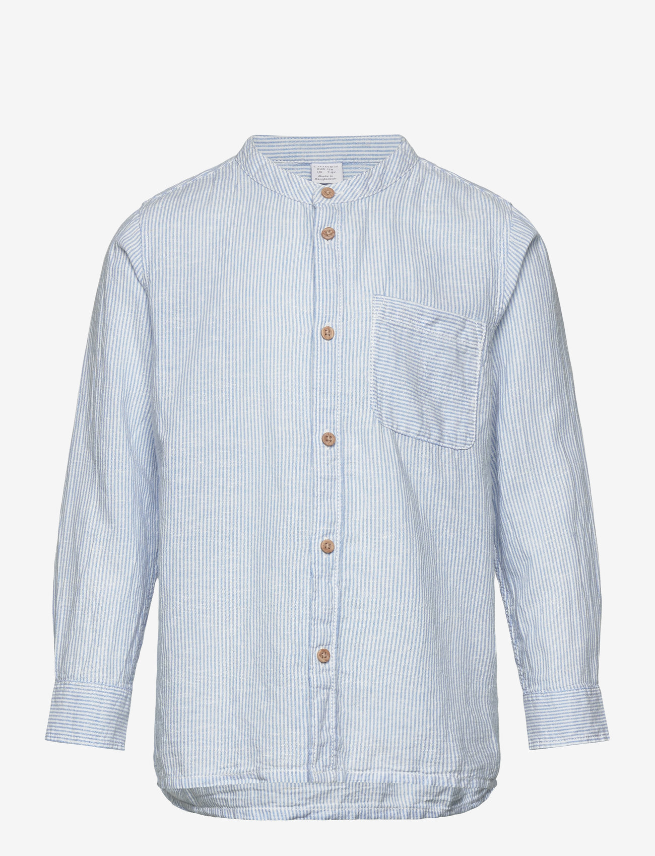 Lindex - Shirt LS linen - light blue - 0