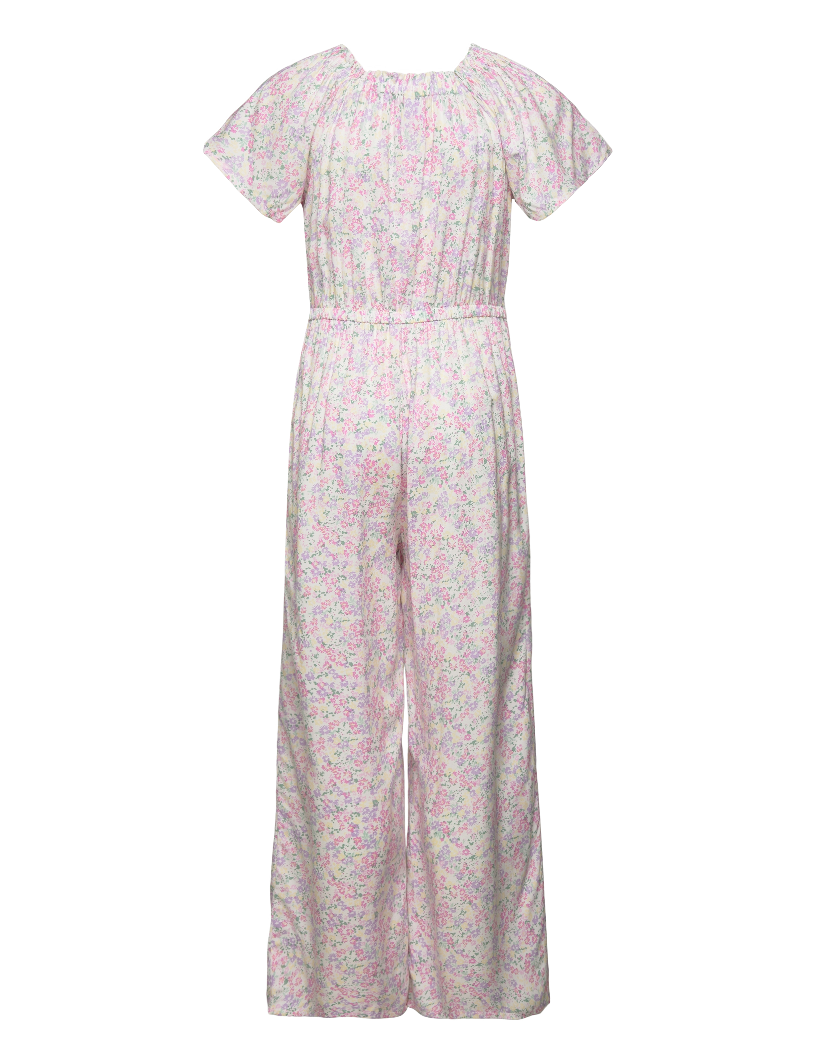 Lindex - Jumpsuit with print - light dusty white - 1