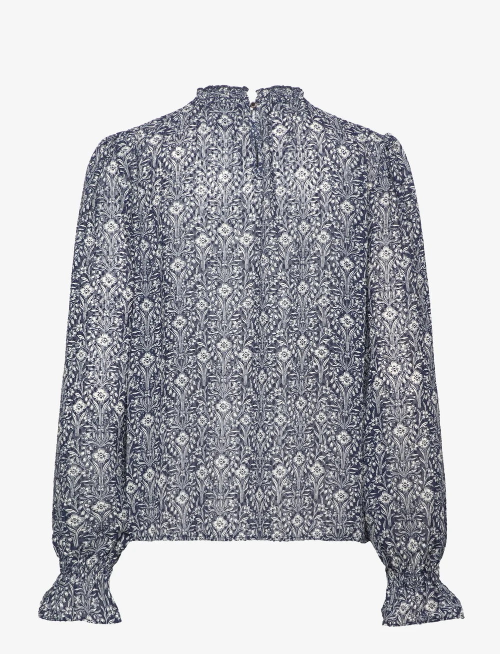 Lindex - Blouse Lizzie - långärmade blusar - dark navy - 1