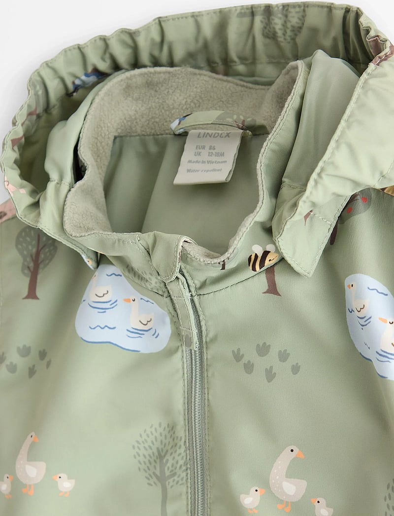 Lindex - Jacket taslan baby - leichte jacken - dusty green - 2