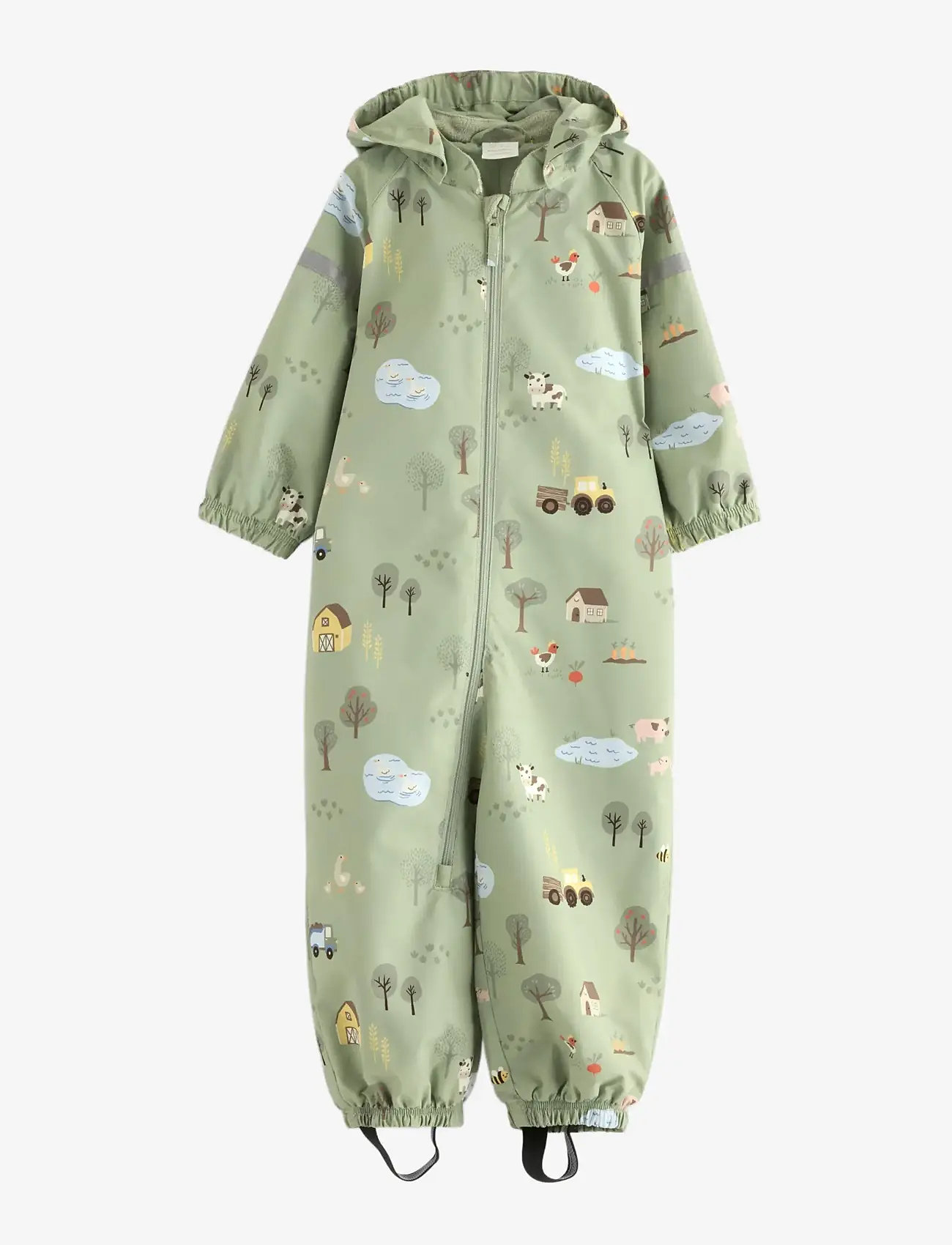Lindex - Water repellent overall - dusty green - 0