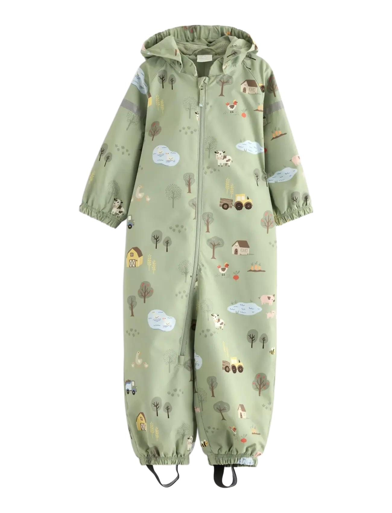 Lindex Overall taslan shell baby - Overalls - DUSTY GREEN / multi