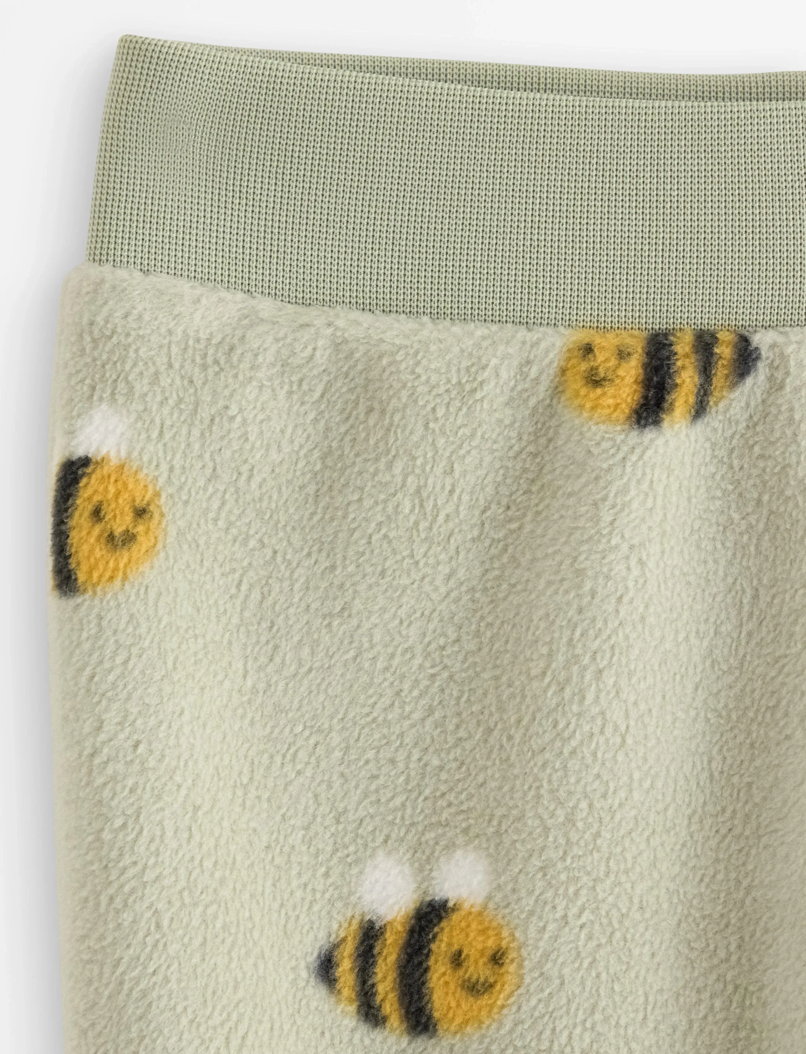 Lindex - Trousers fleece baby - babyhosen - dusty green - 2