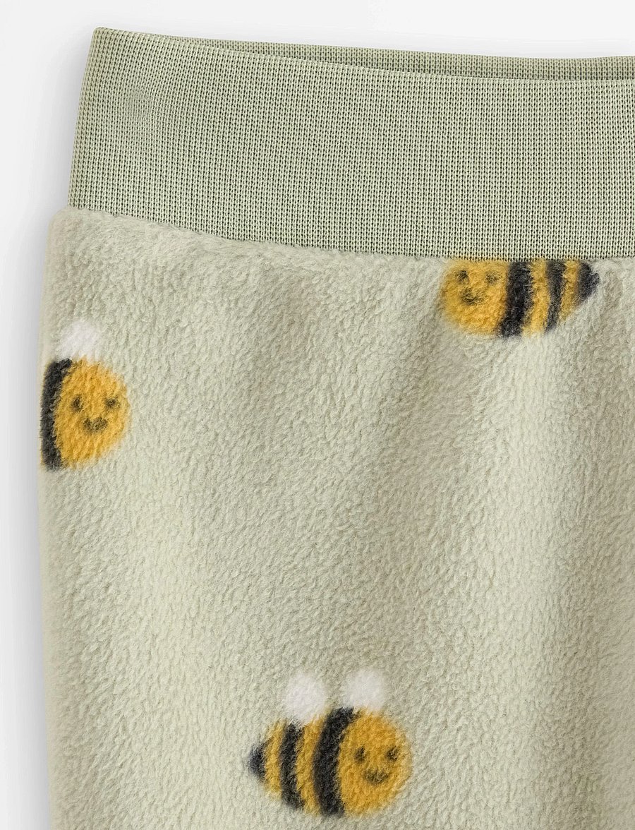 Lindex - Trousers fleece baby - babyhosen - dusty green - 2