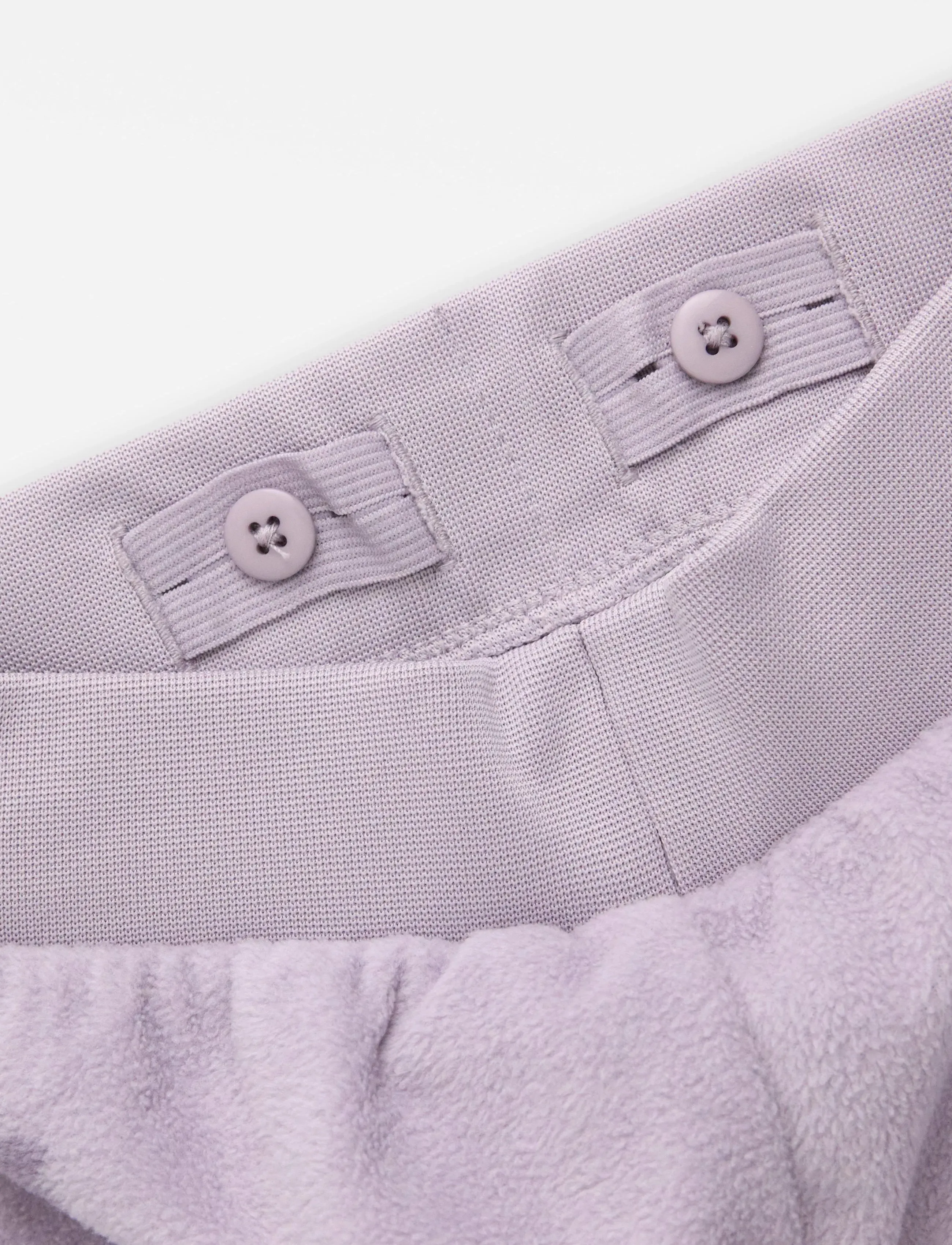 Lindex - Trousers fleece baby - babybukser - light dusty lilac - 2