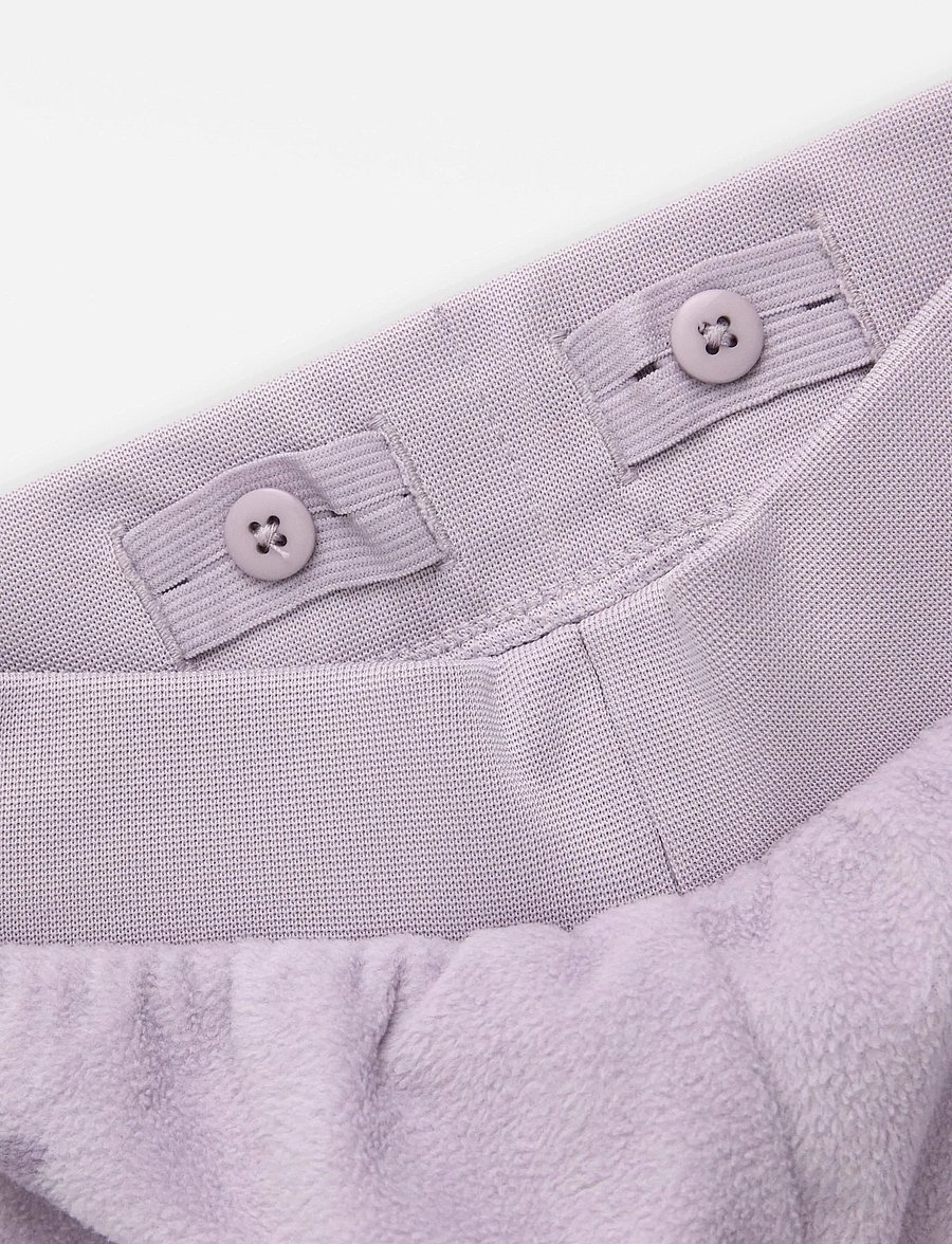 Lindex - Trousers fleece baby - babybukser - light dusty lilac - 2