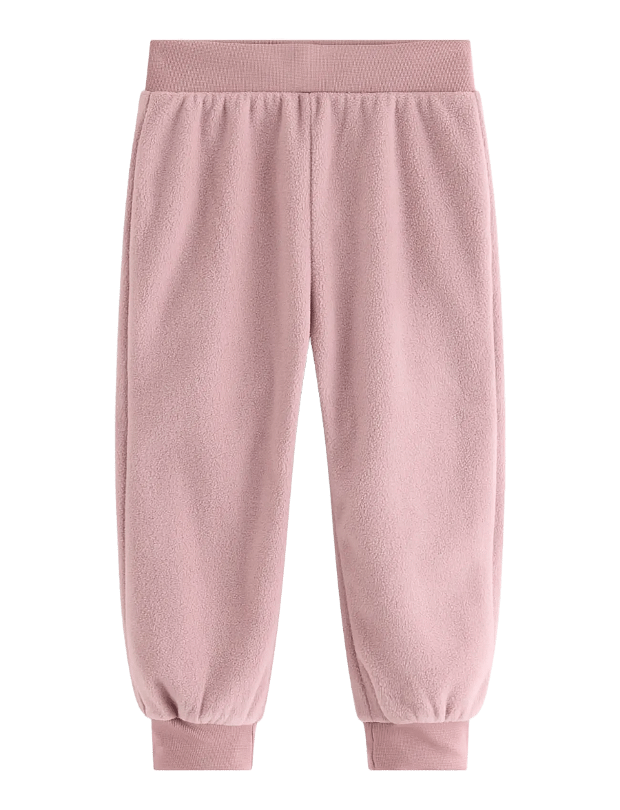 Lindex - Joggers in fleece - babybukser - light dusty pink - 0