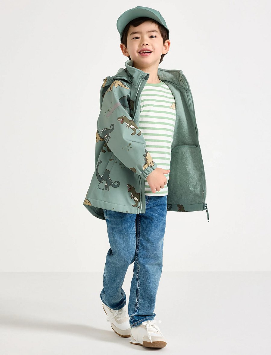 Lindex - Jacket softshell - softshell-jacken - light dusty green - 0