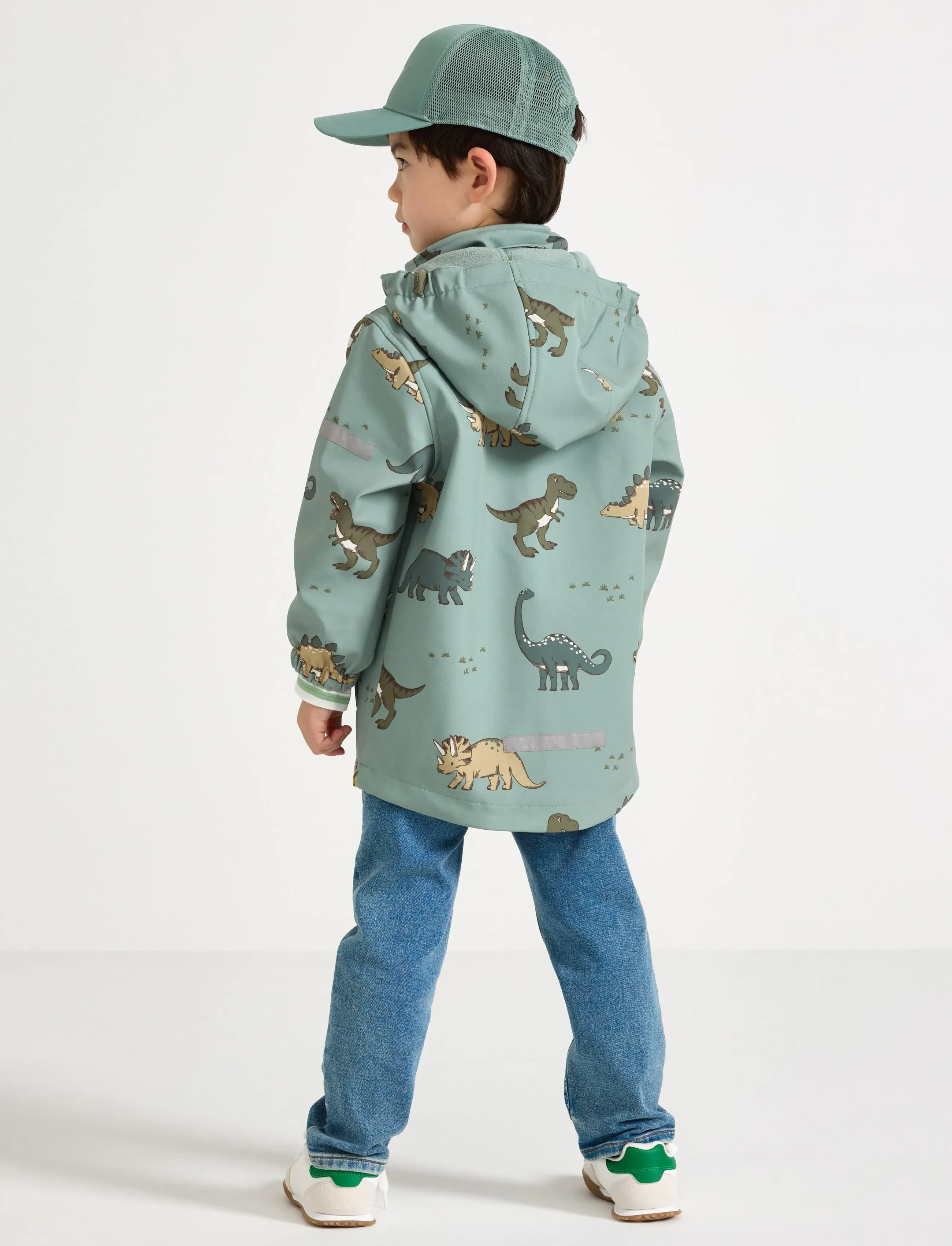 Lindex - Jacket softshell - softshelljackor - light dusty green - 3