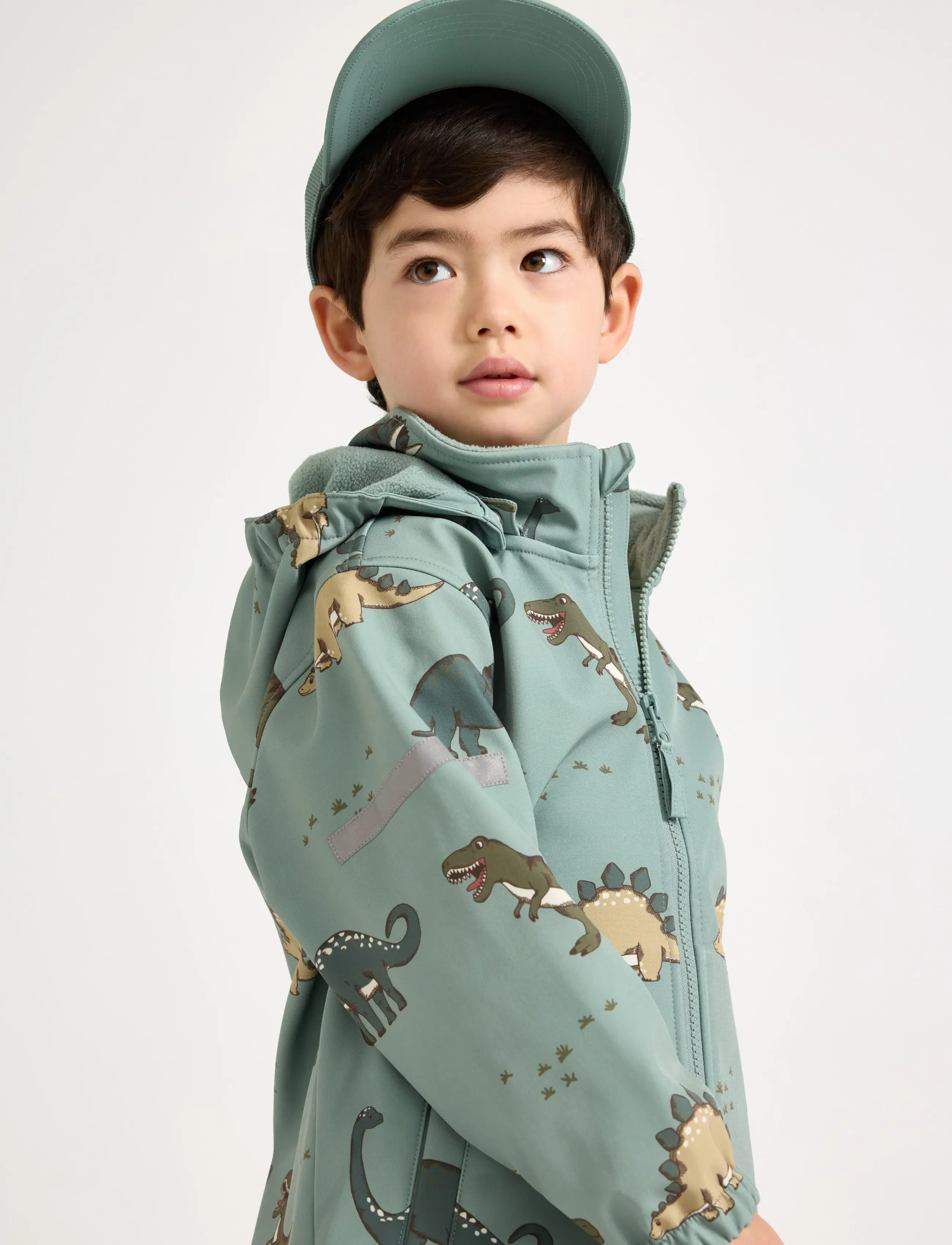 Lindex - Jacket softshell - softshelljackor - light dusty green - 4