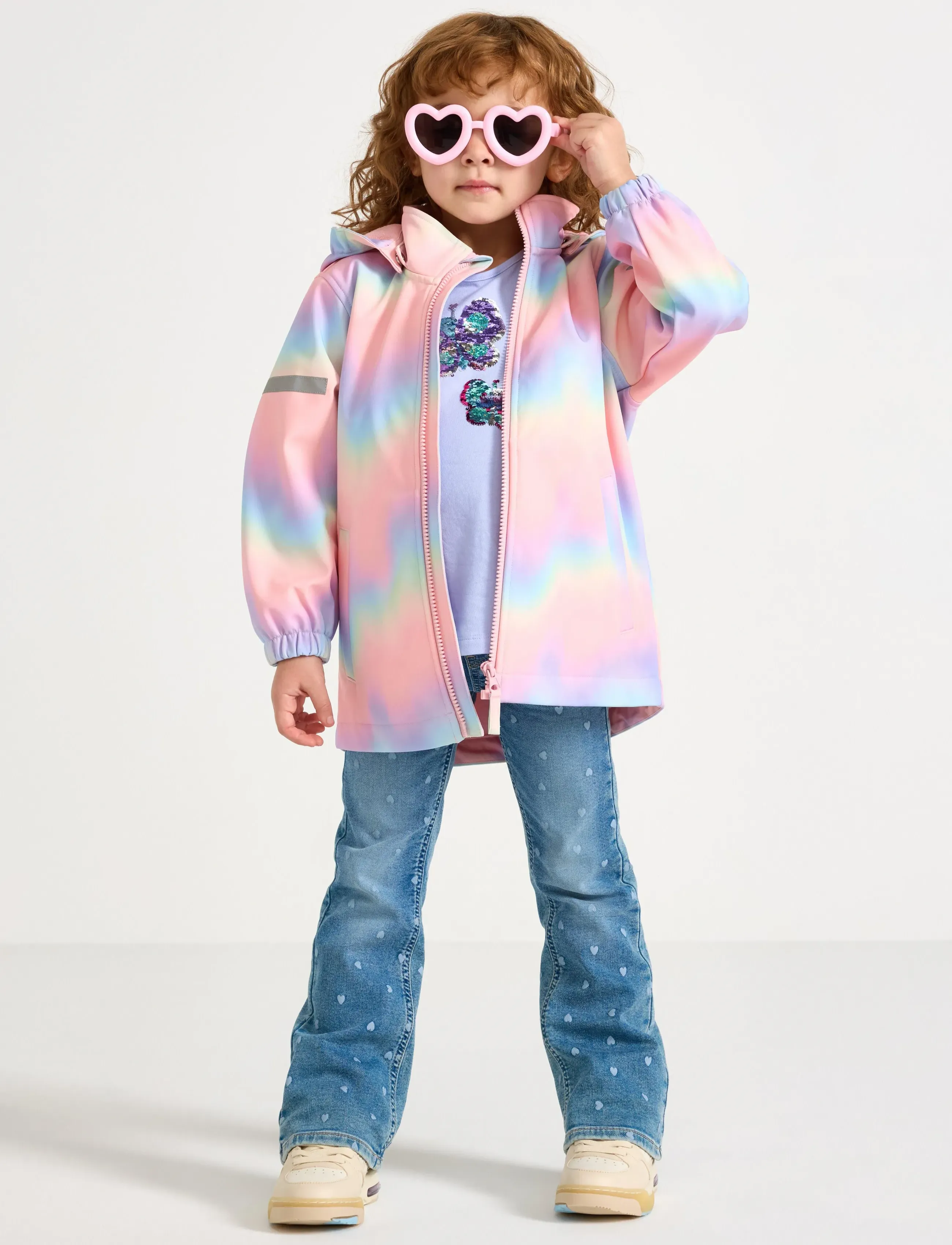 Lindex Jacket Softshell, 92, Softshells, Rosa - Softshell Jackets, Kinder