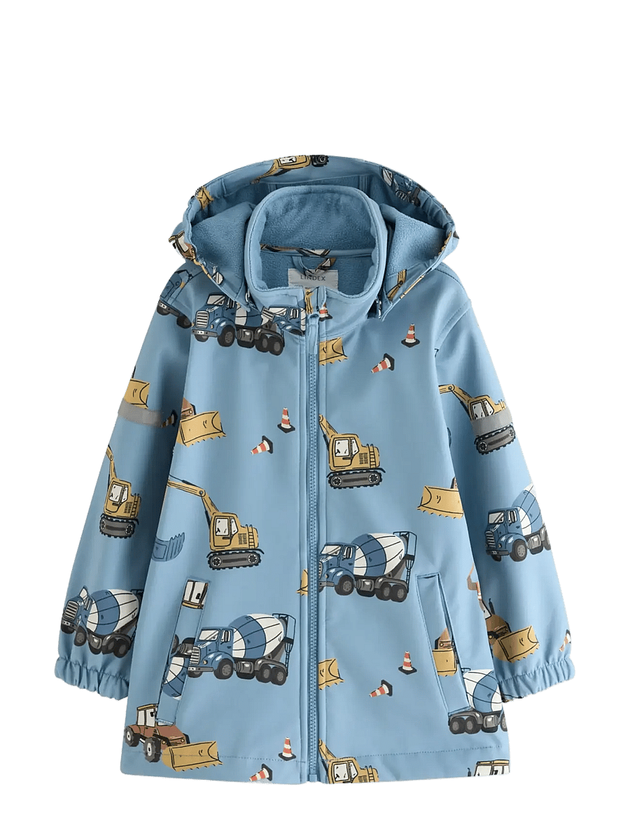 Lindex - Jacket softshell - rudeninės striukės - lt dusty blue - 1