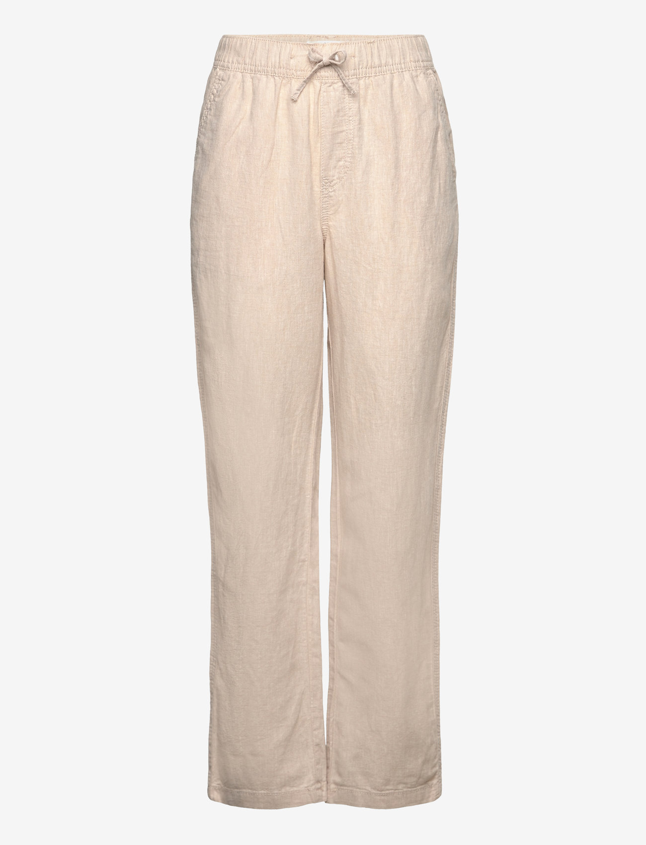 Lindex - Trousers Staffan linen blend - byxor - beige - 1