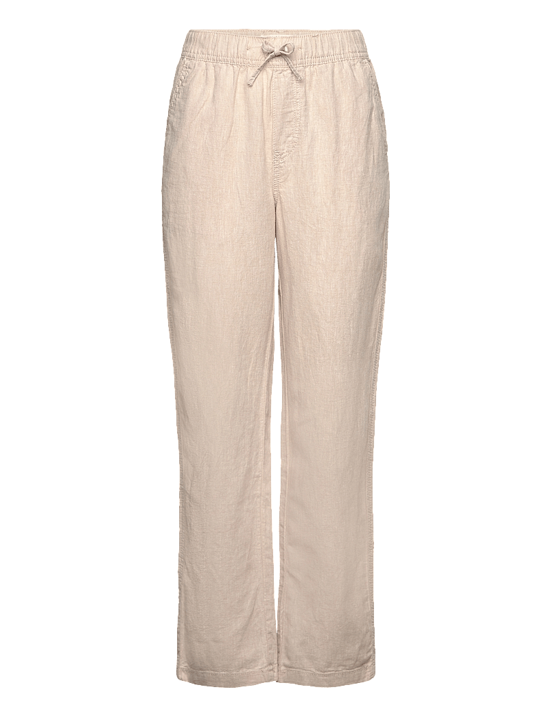 Lindex - Trousers Staffan linen blend - byxor - beige - 1