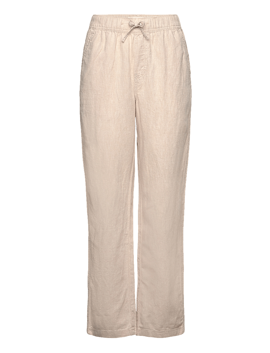 Lindex - Trousers Staffan linen blend - bukser - beige - 1