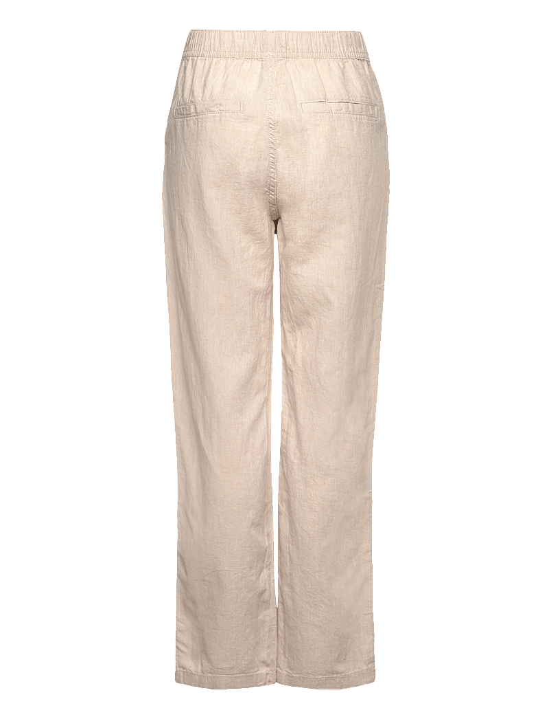 Lindex - Trousers Staffan linen blend - byxor - beige - 2