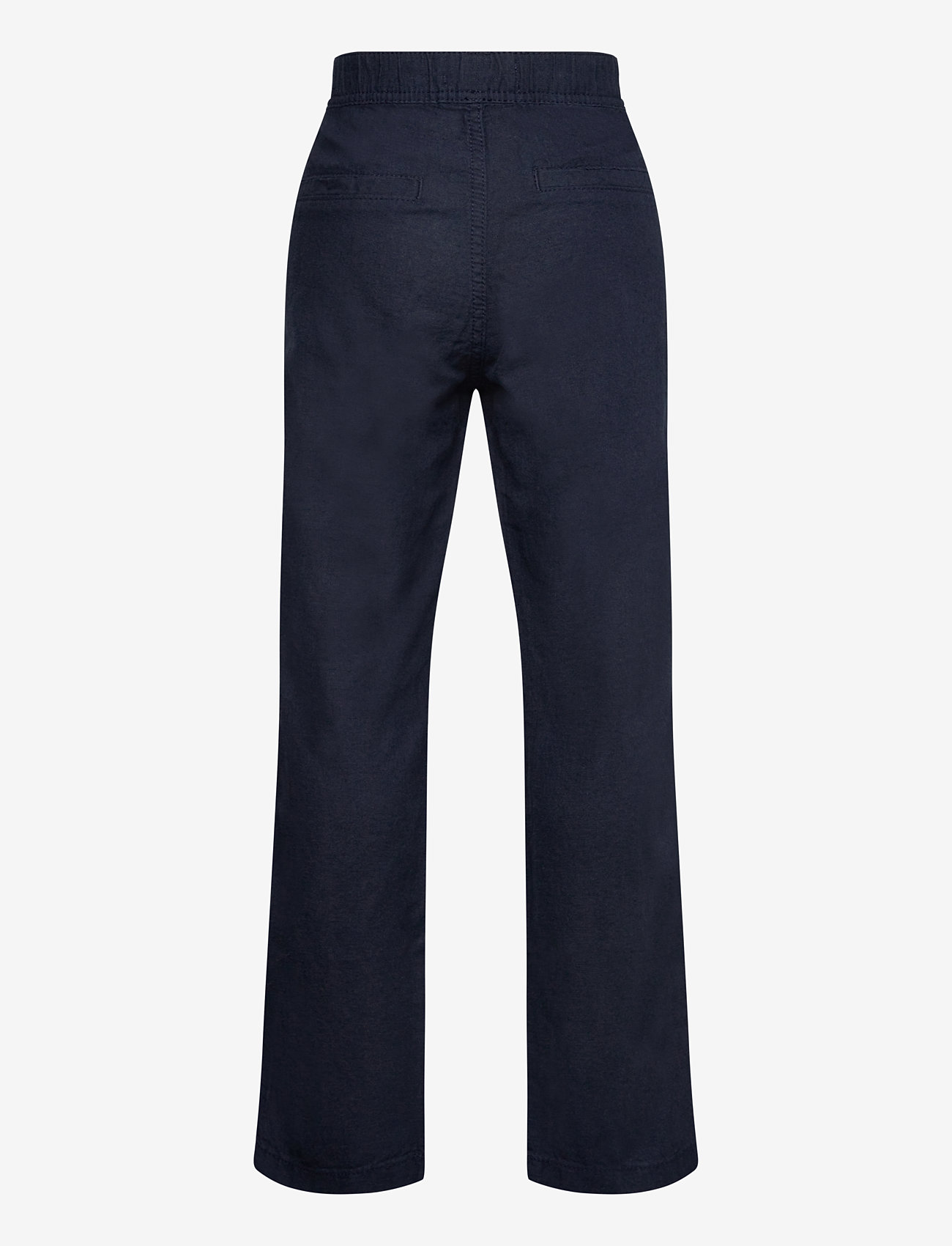 Lindex - Trousers Staffan linen blend - housut - dark navy - 1