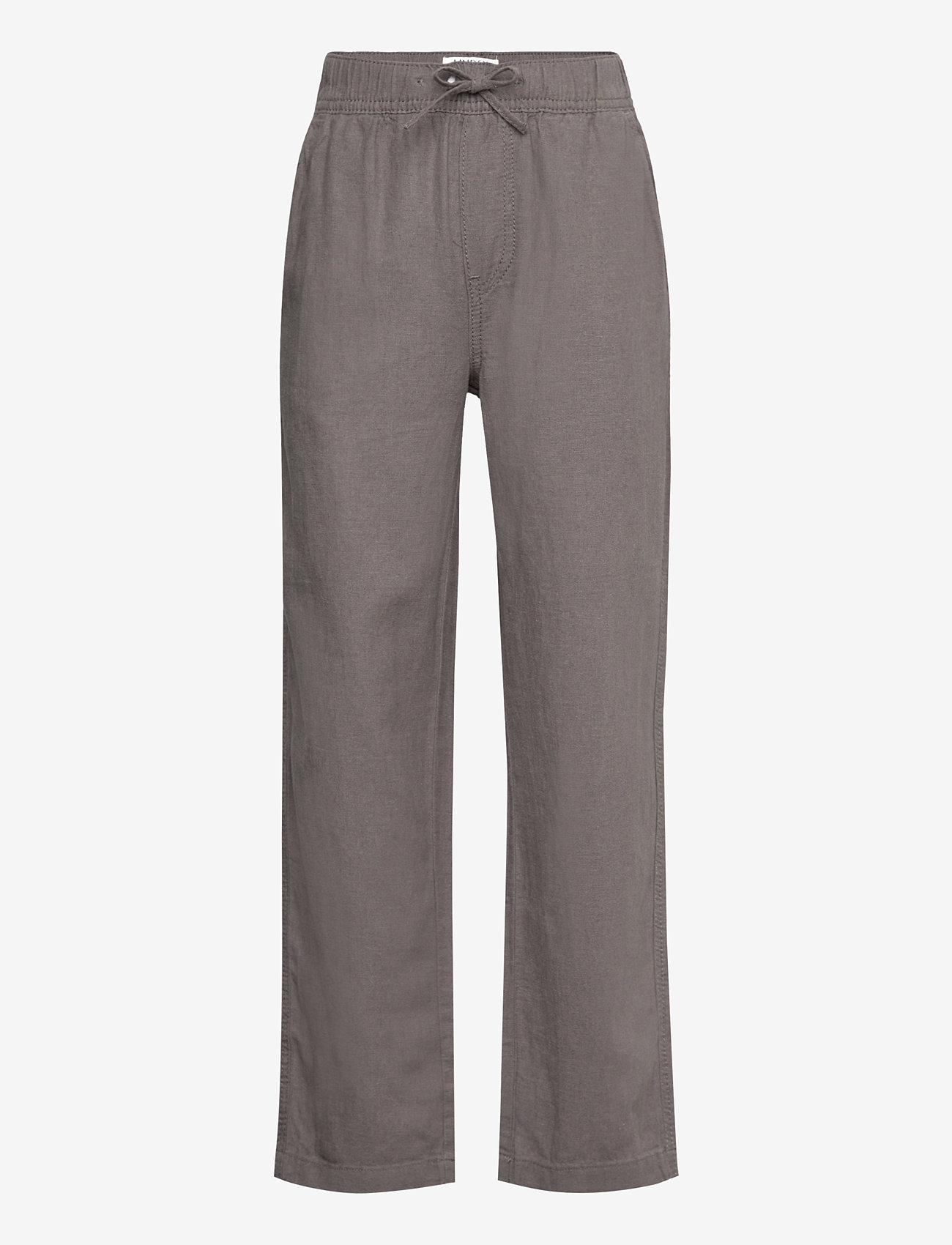 Lindex - Trousers Staffan linen blend - byxor - grey - 0