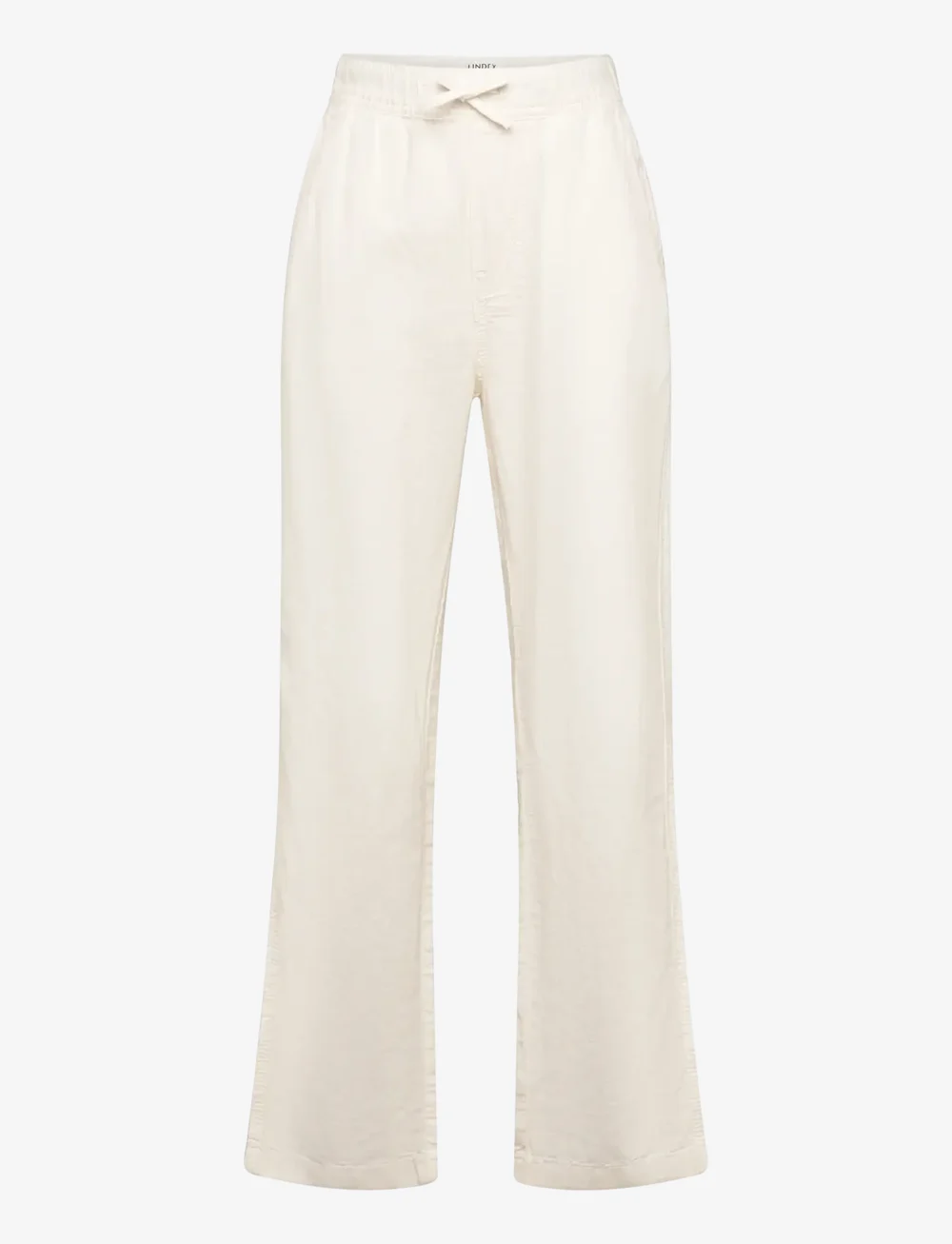 Lindex - Trousers Staffan linen blend - leinen-kleidung - off white - 0