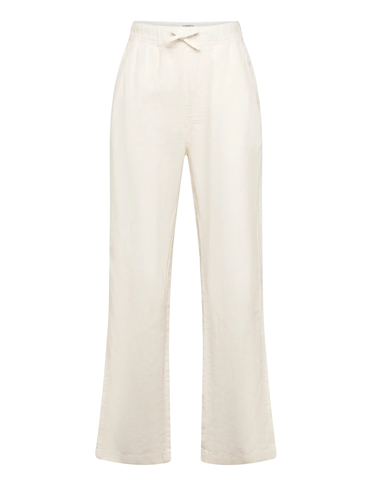 Lindex Trousers Staffan linen blend - Housut - OFF WHITE / white