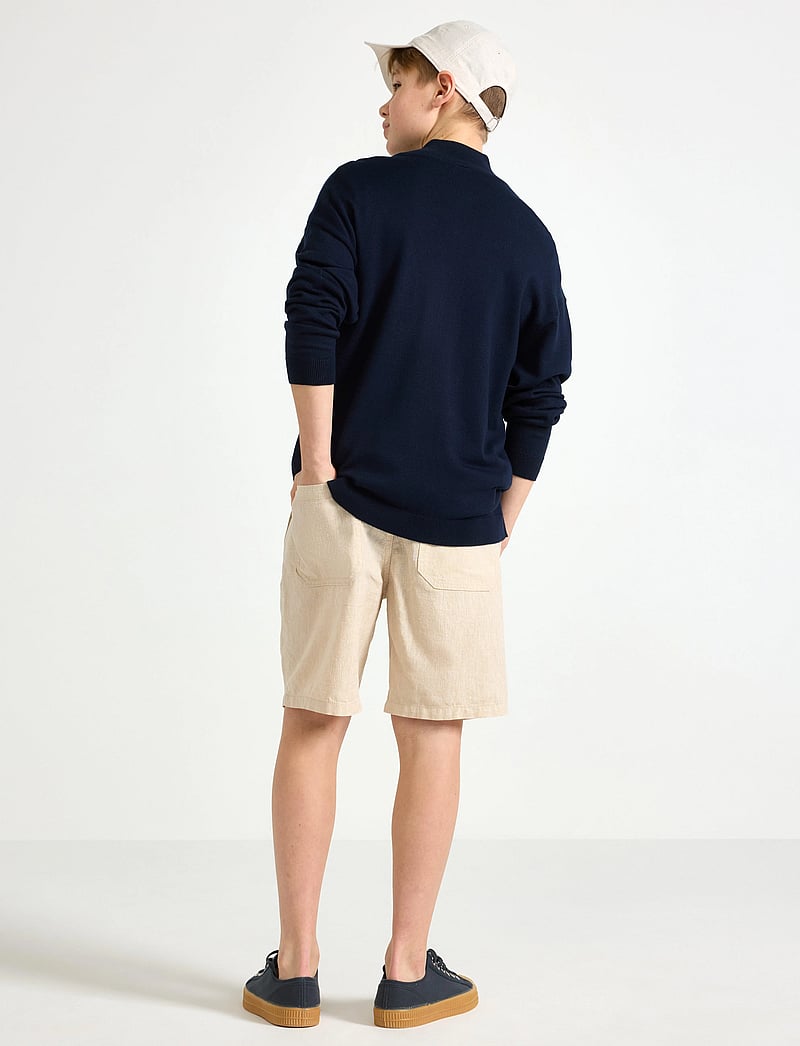 Lindex - Shorts linen blend - casual shorts - beige - 3