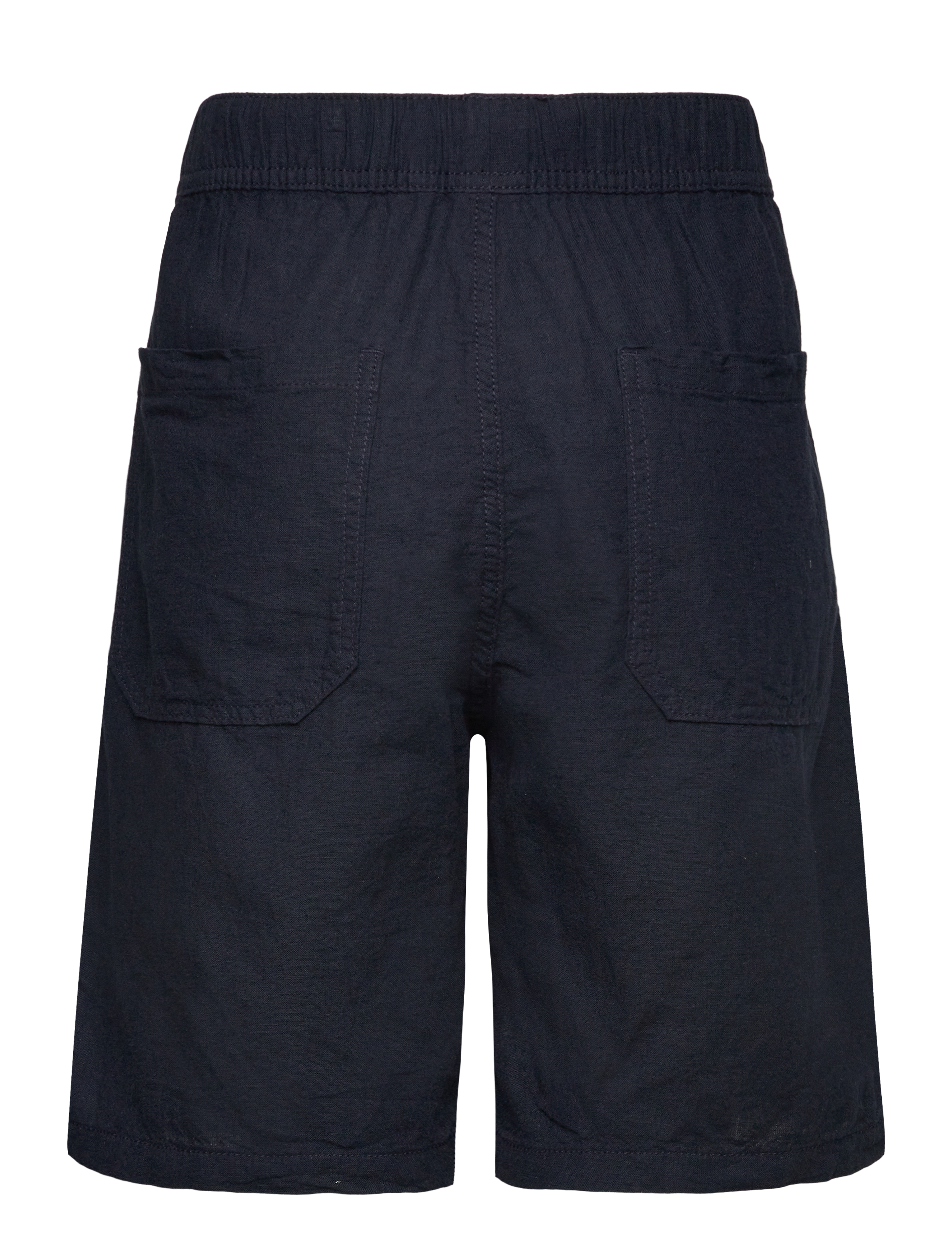 Lindex - Shorts linen blend - lühikesed vabaajapüksid - dark navy - 1