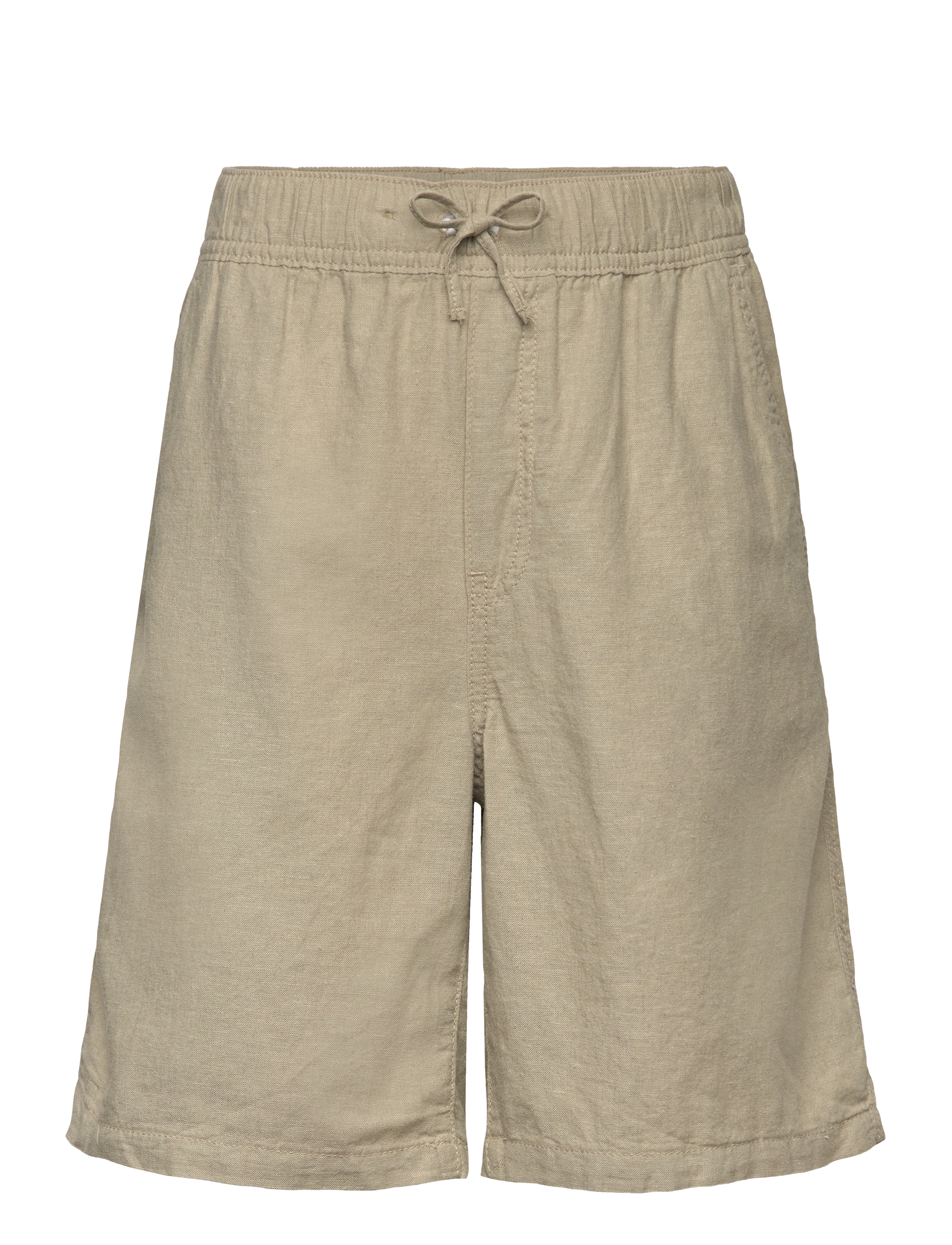 LINDEX Shorts Linen Blend Khaki - 140 - Kinder