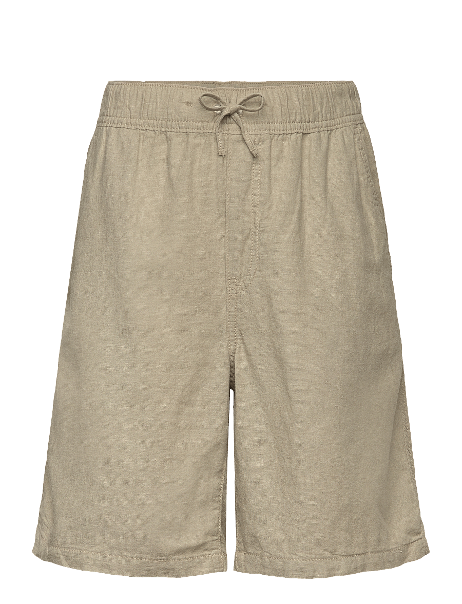 Lindex - Shorts linen blend - casual shorts - lt dusty khaki - 1