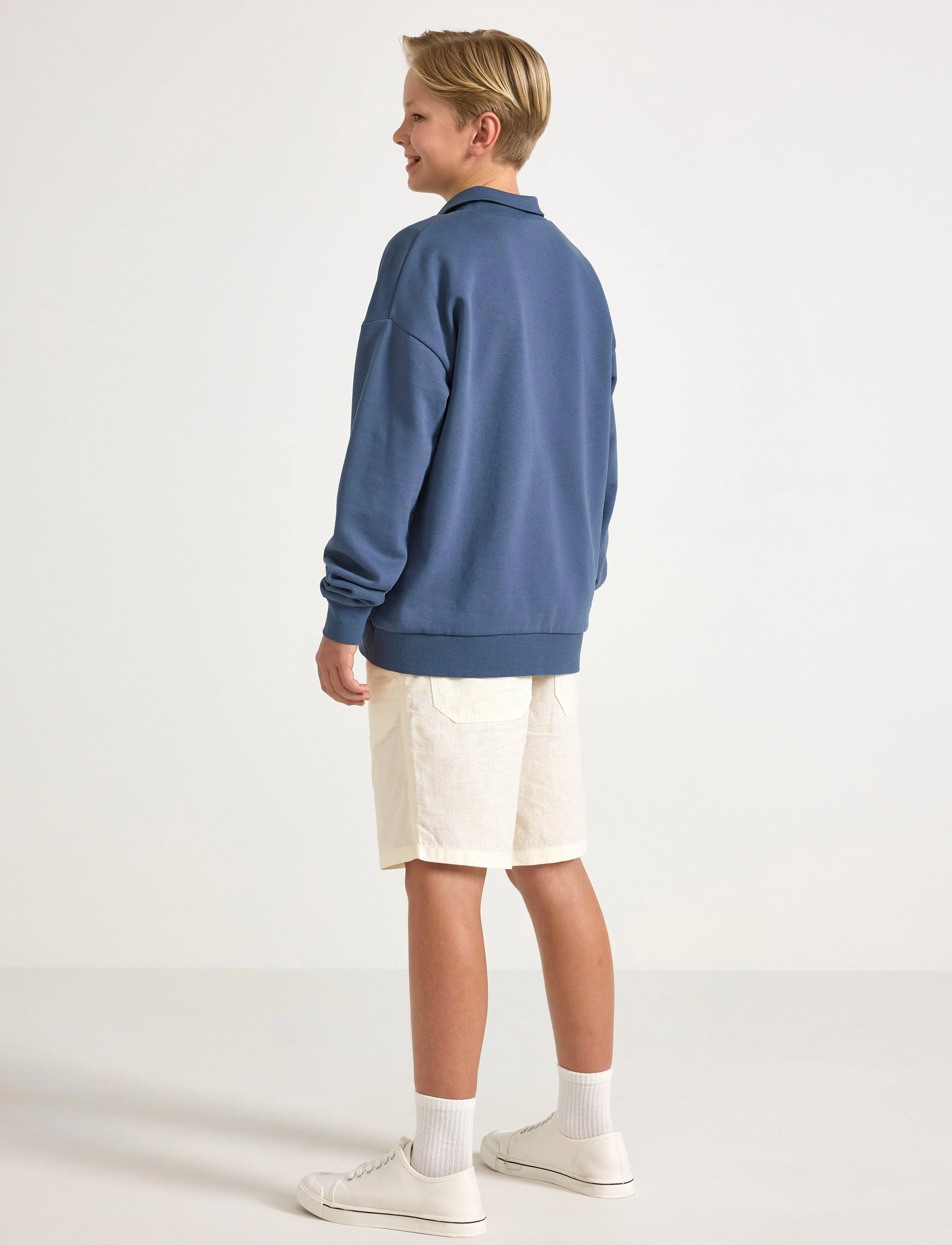 Lindex - Shorts linen blend - lühikesed vabaajapüksid - off white - 3