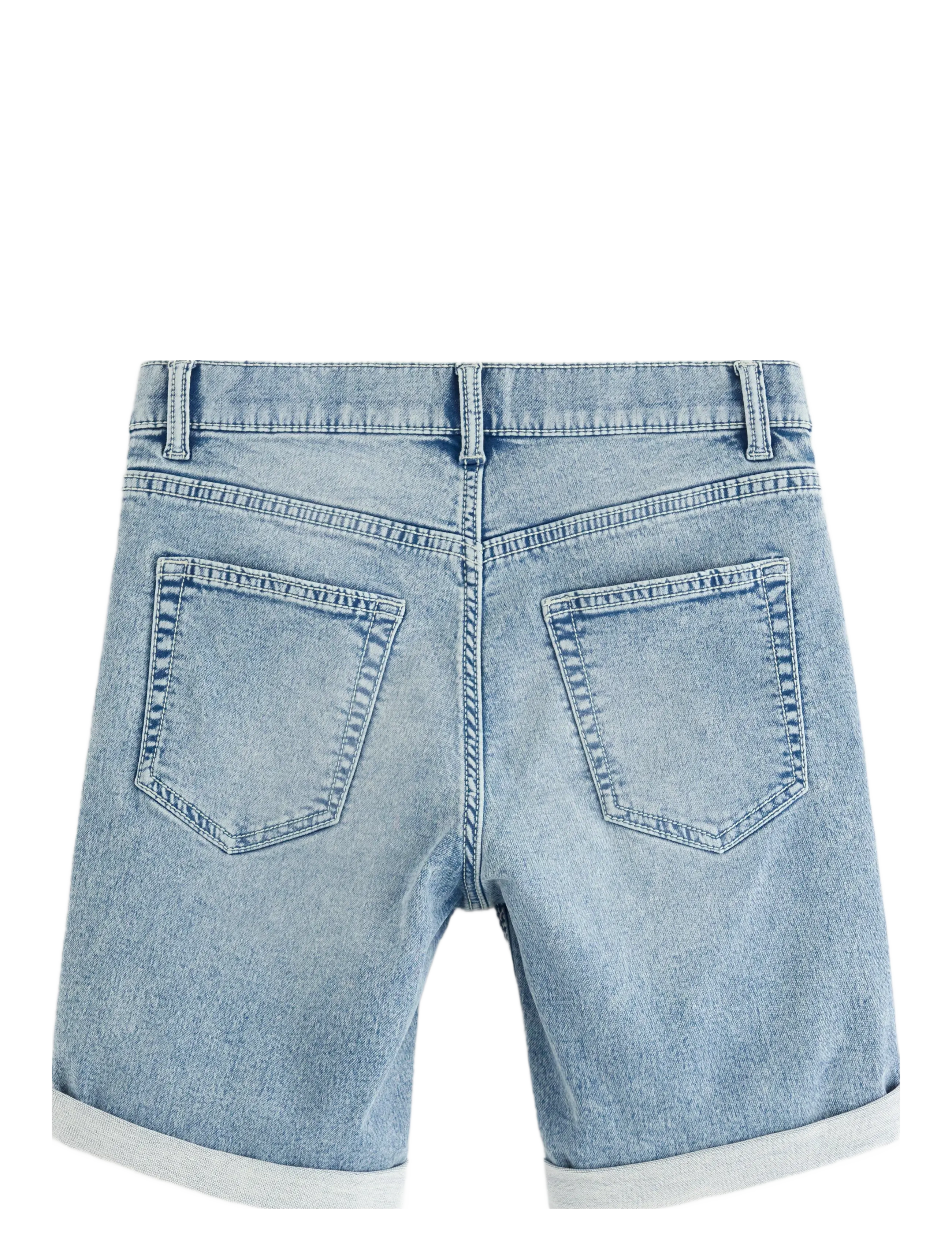 Lindex - Shorts denimjersey Staffan - light denim - 1
