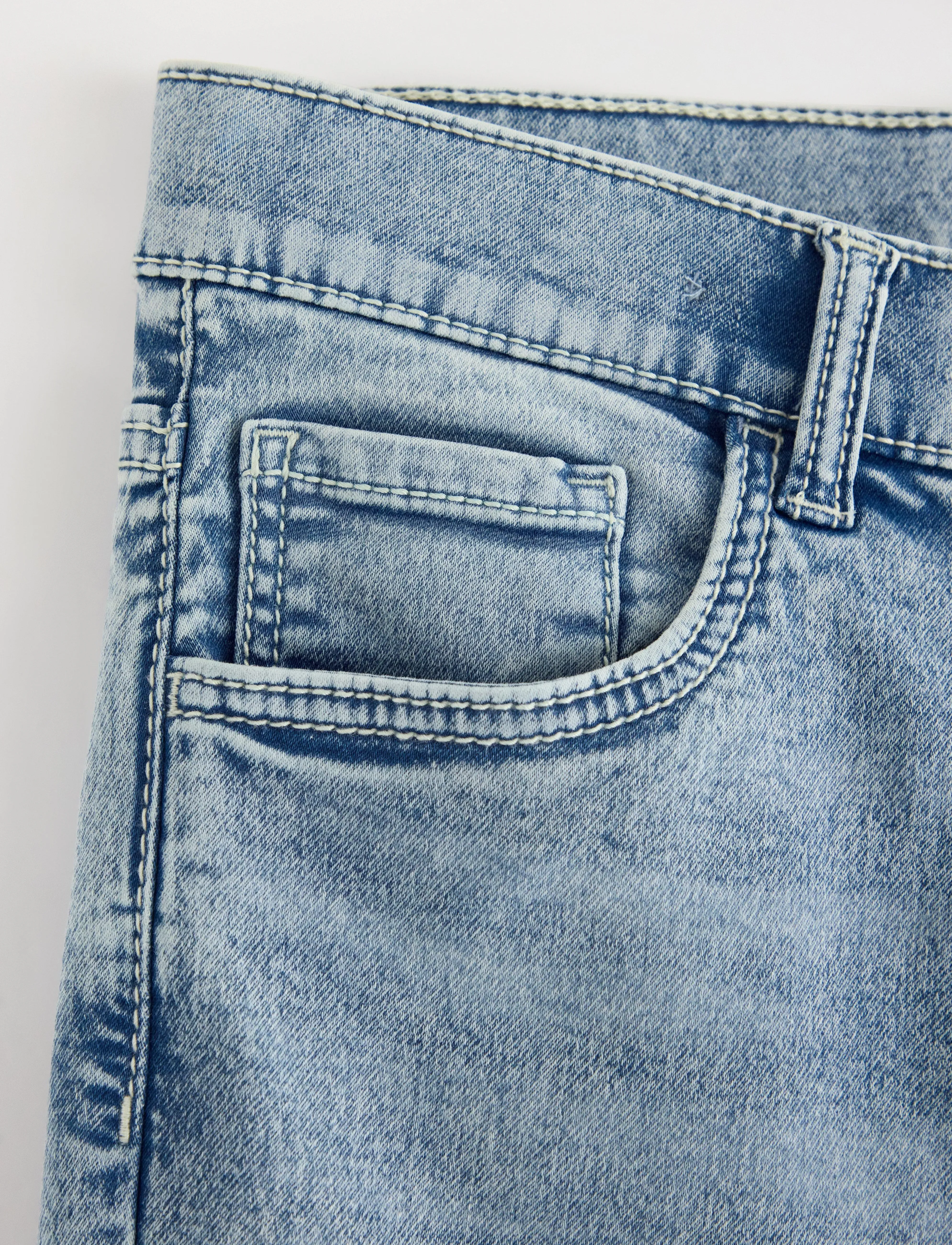 Lindex - Shorts denimjersey Staffan - light denim - 2