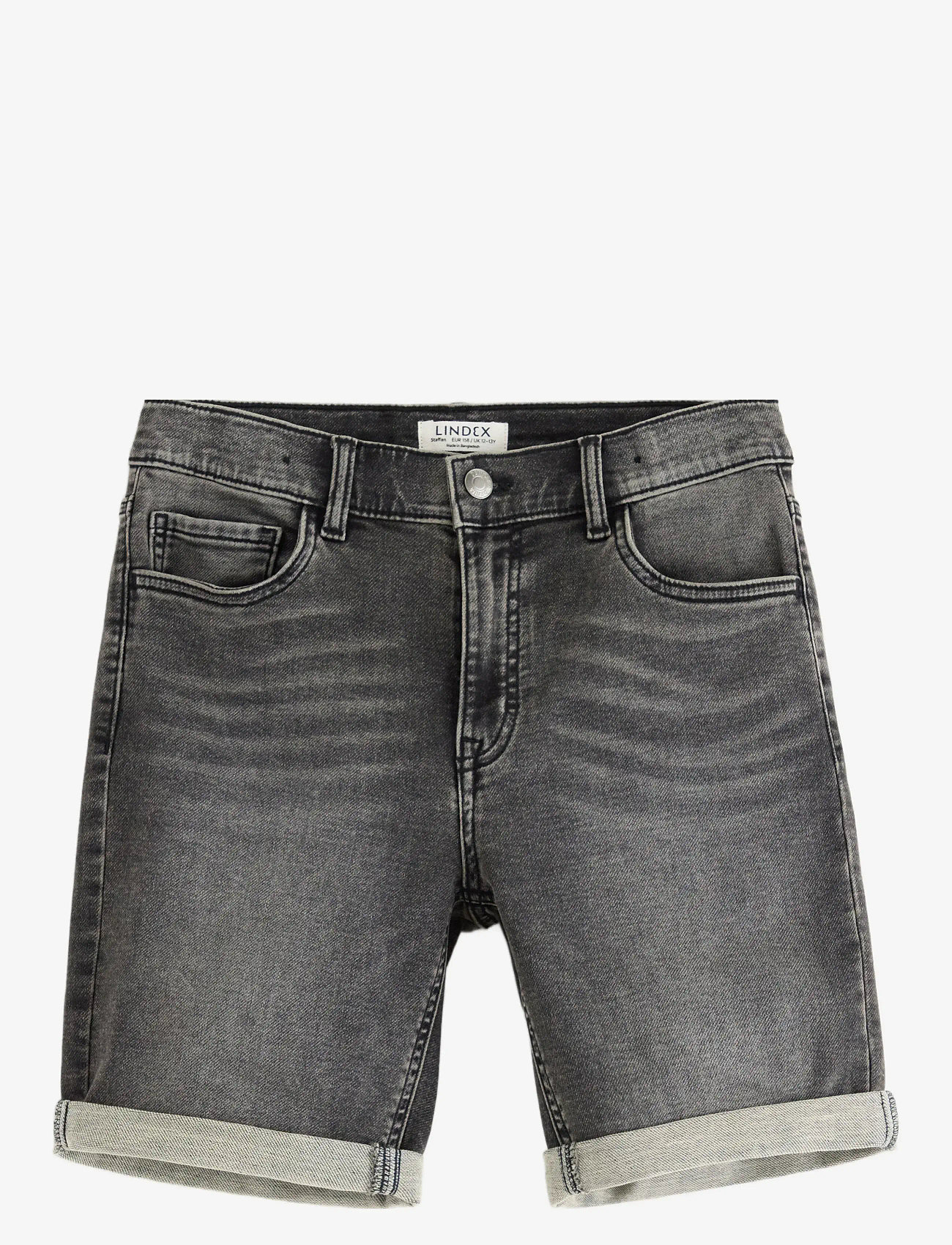 Lindex - Shorts denimjersey Staffan - jeansshorts - black - 1