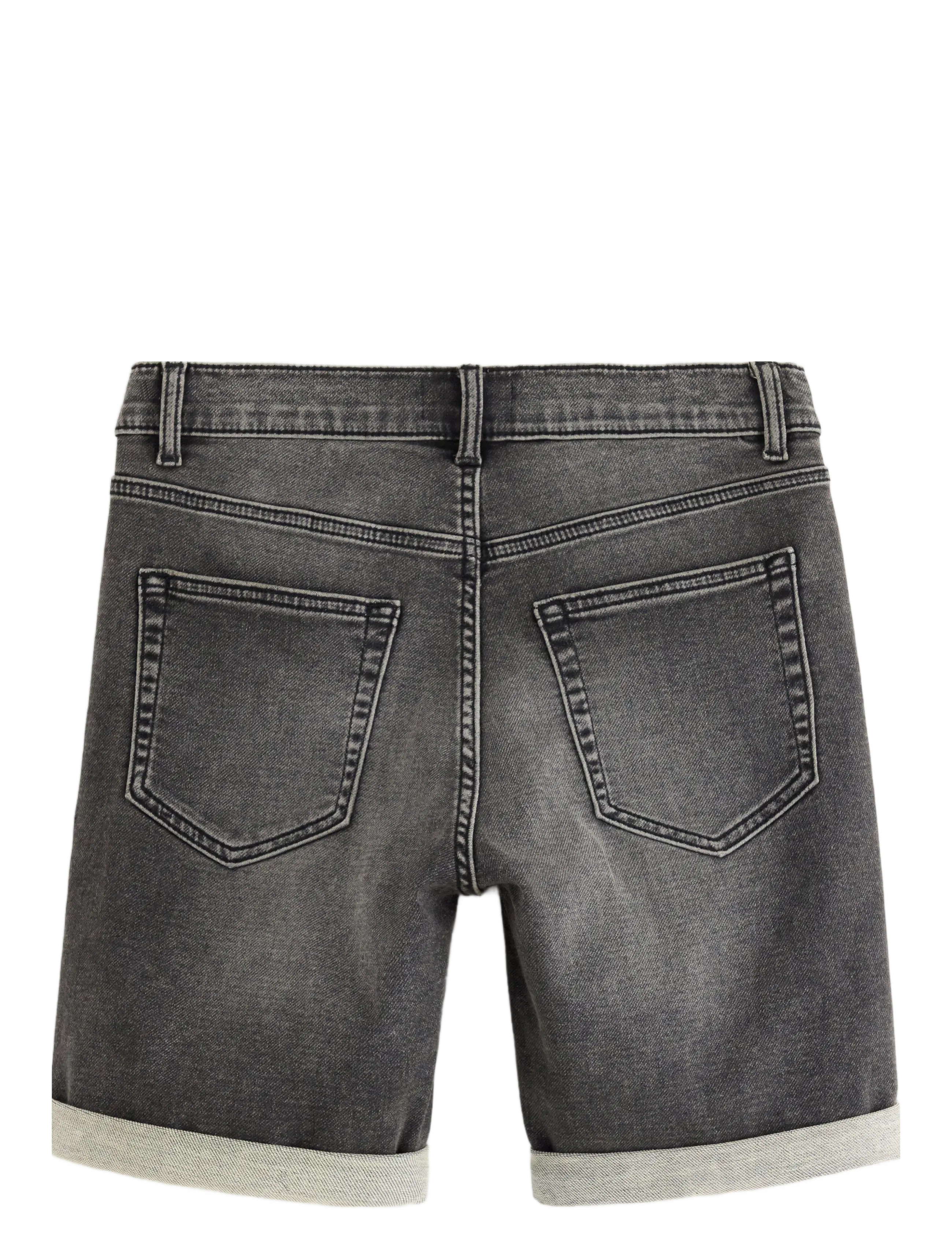 Lindex - Shorts denimjersey Staffan - denim shorts - black - 2